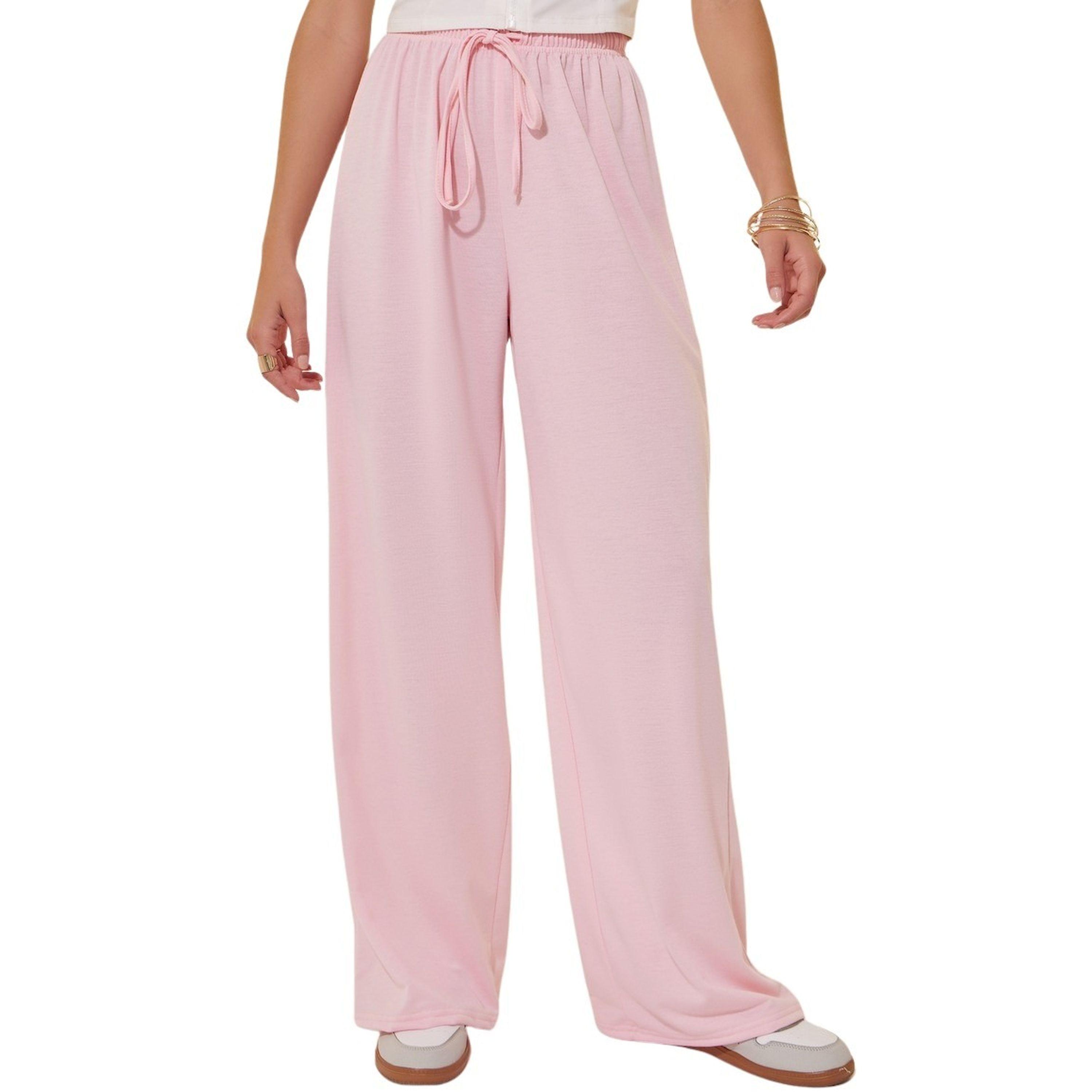 Take Two Solid Mid Rise Relaxed Fit Pants with Drawstring-women-clothing-bottoms-trousers-image-3