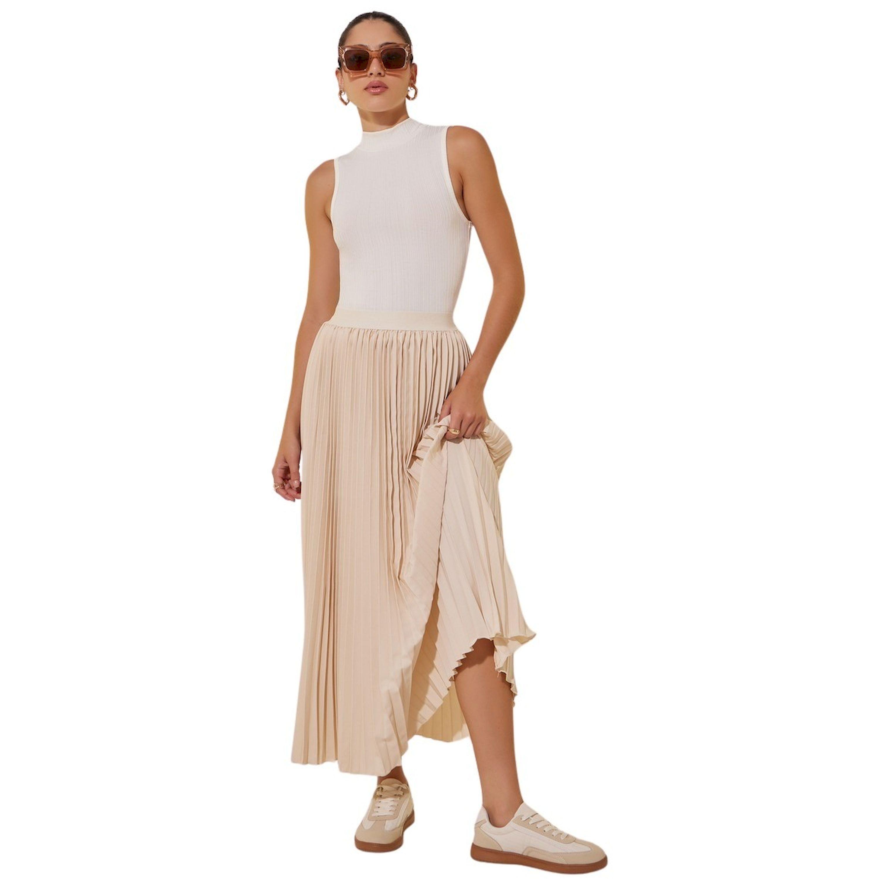 تنورة طويلة سادة بحافة واسعة-women-clothing-bottoms-skirts-image-2