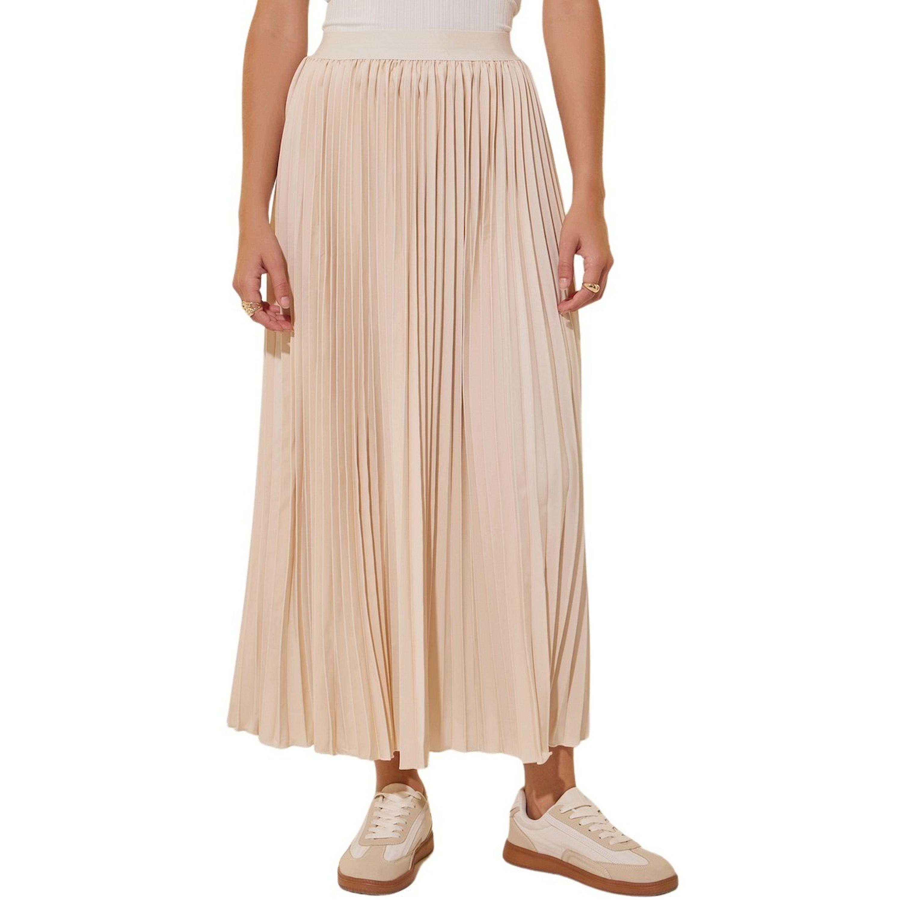 Take Two Solid Maxi A-Line Pleated Skirt-women-clothing-bottoms-skirts-image-3