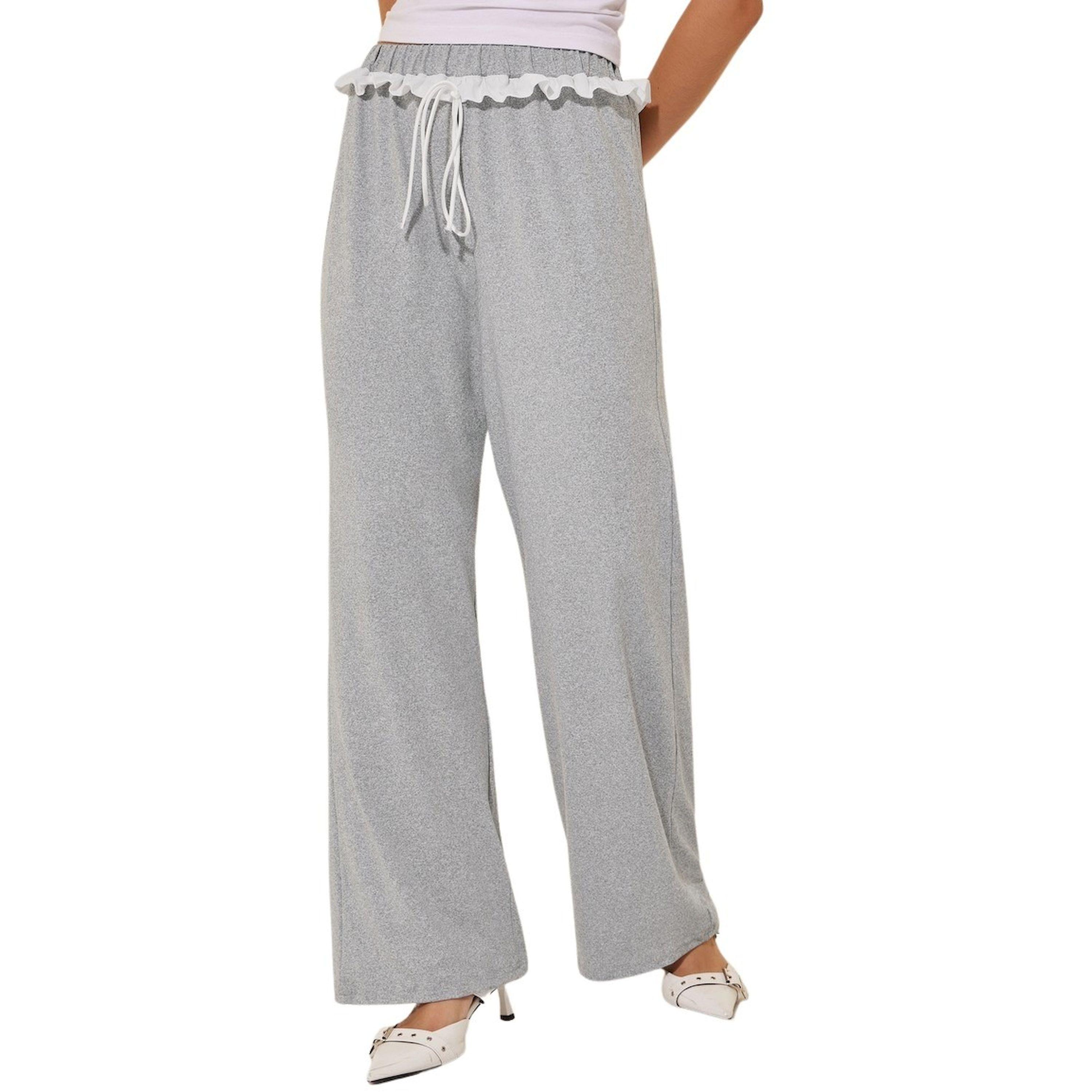 Take Two Solid Loose Fit Lace Detail Pants with Drawstring-women-clothing-bottoms-trousers-image-2