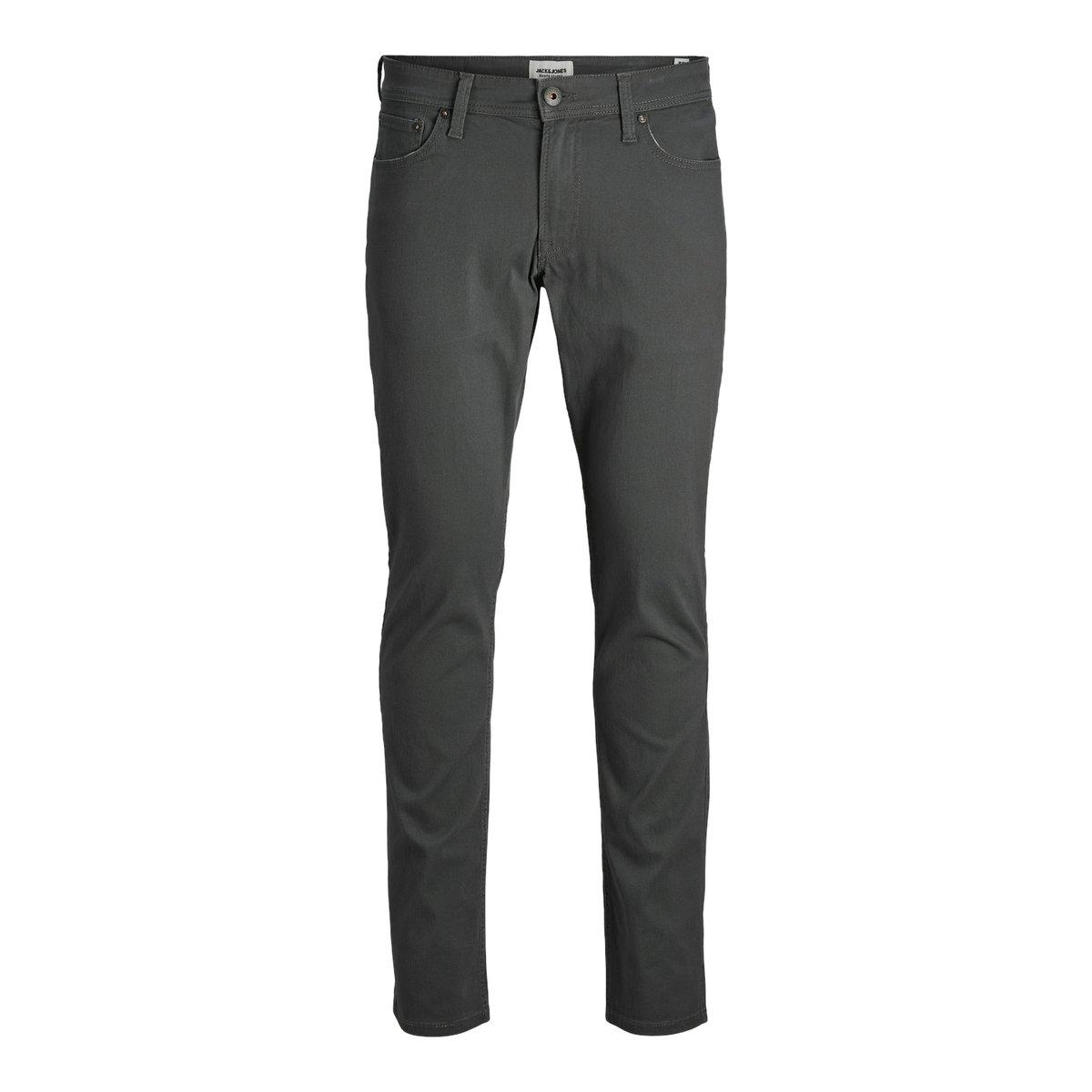 Jack & Jones Solid Mid Rise Slim Fit Jeans-men-clothing-bottoms-jeans-image-1
