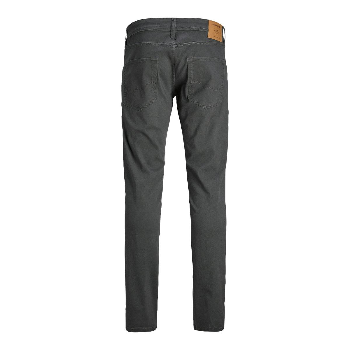 Jack & Jones Solid Mid Rise Slim Fit Jeans-men-clothing-bottoms-jeans-image-2