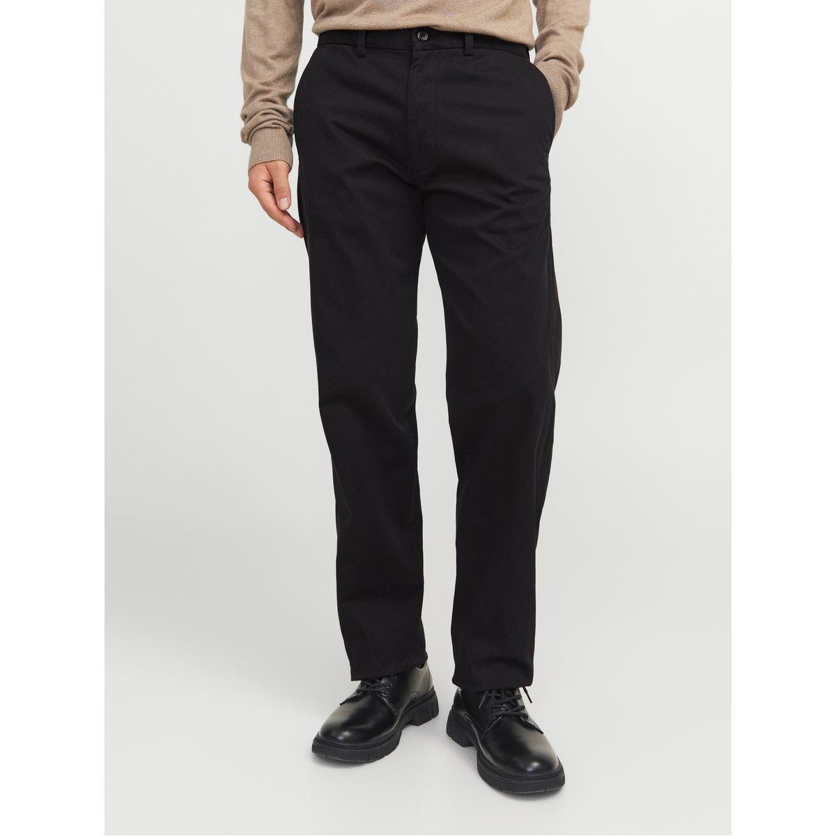 Jack & Jones Mid Rise Regular Fit Chino Trousers-men-clothing-bottoms-jeans-image-1