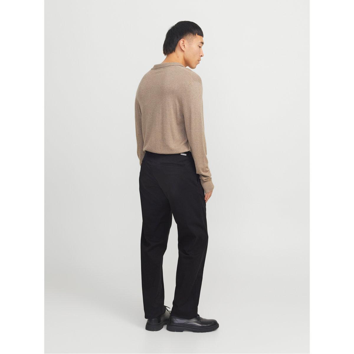 Jack & Jones Mid Rise Regular Fit Chino Trousers-men-clothing-bottoms-jeans-image-4