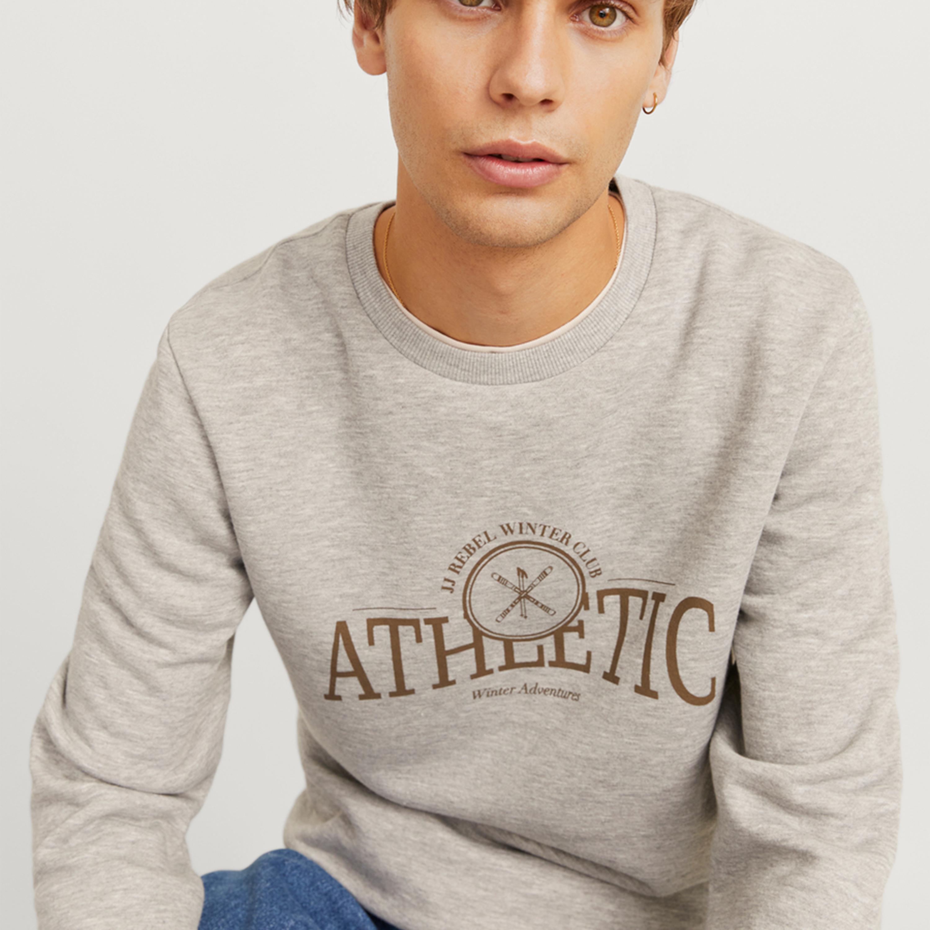 REBEL Front Graphic Print Crew Neck Sweatshirt-men-winterwear-hoodiesandsweatshirts-image-1