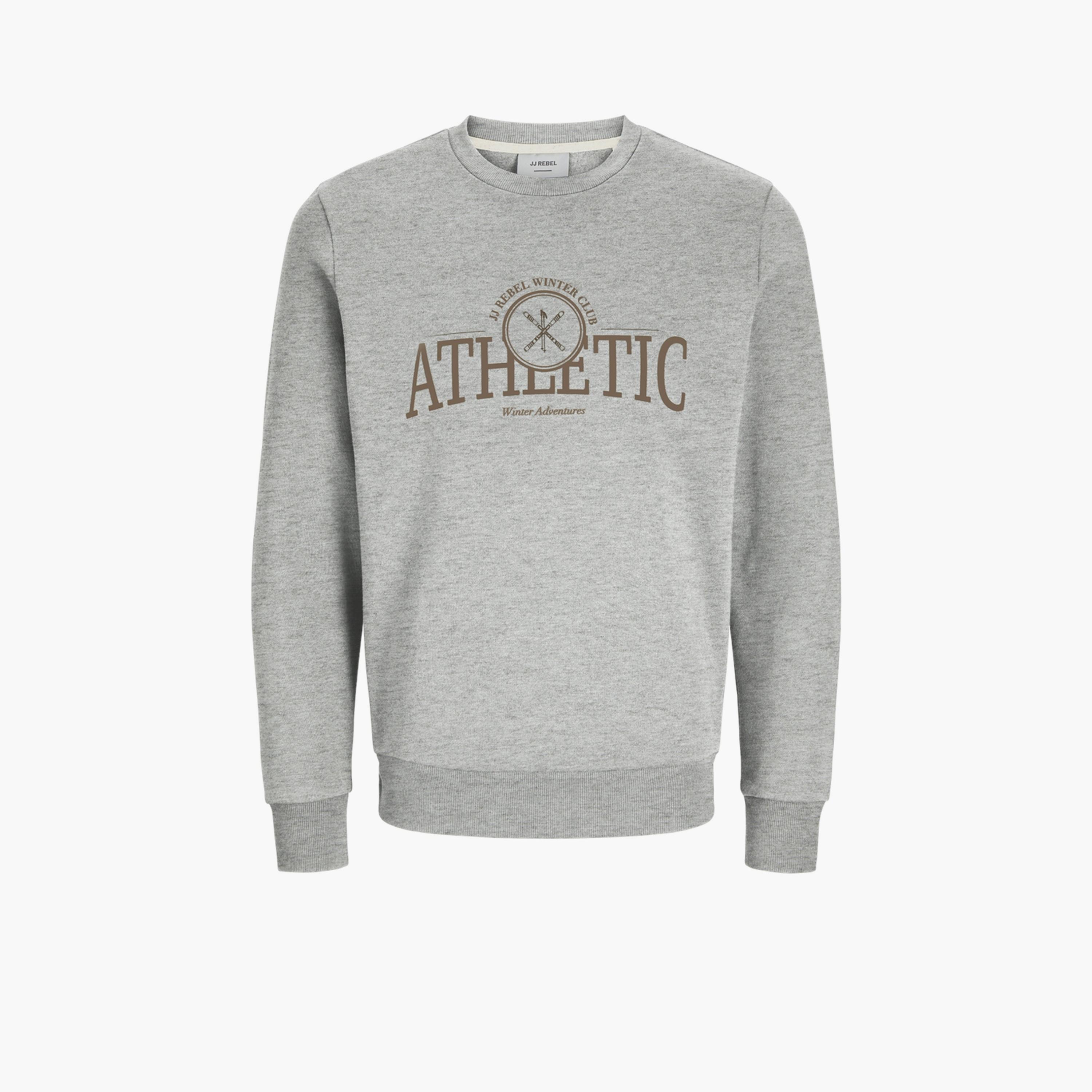 REBEL Front Graphic Print Crew Neck Sweatshirt-men-winterwear-hoodiesandsweatshirts-image-1