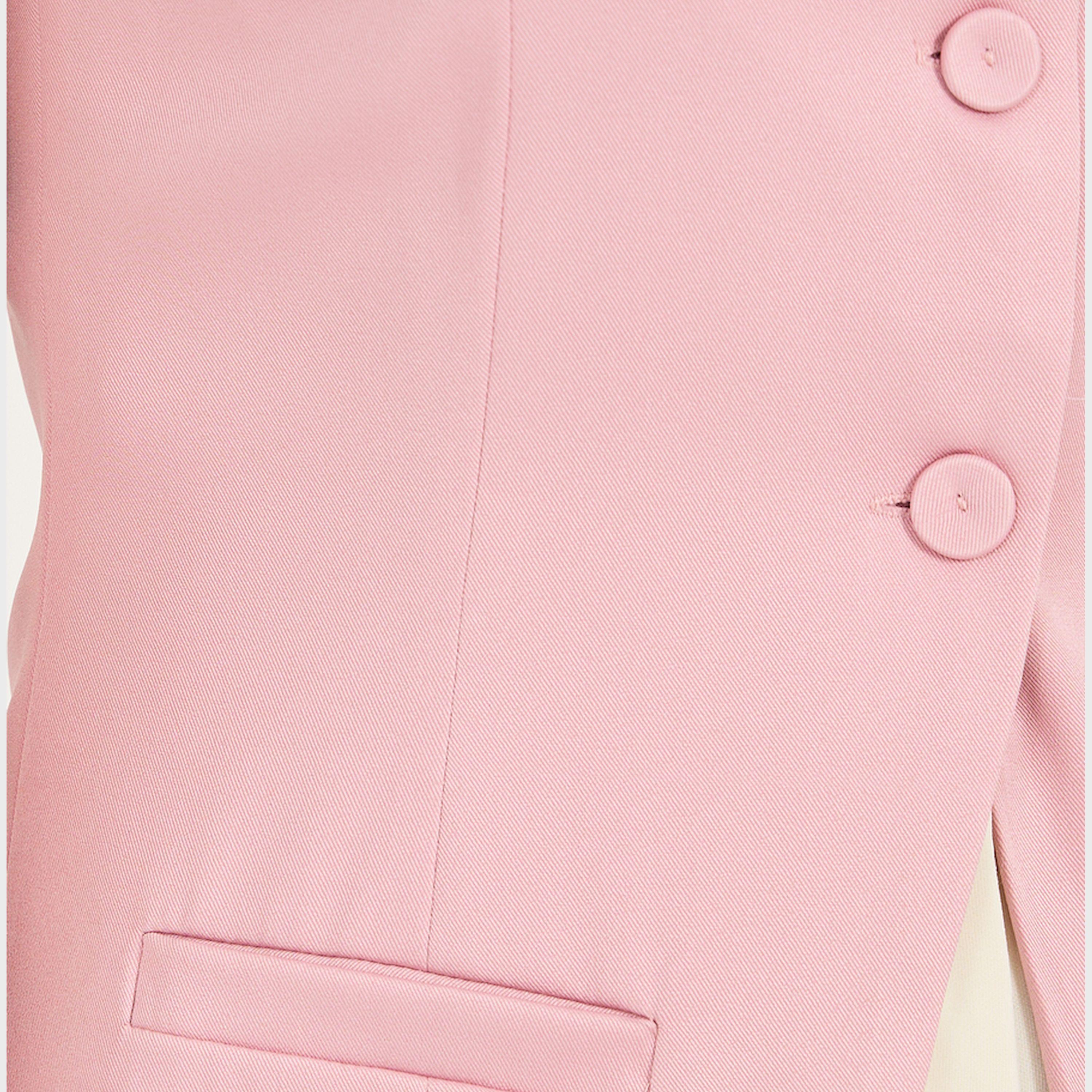 ستايلي - بلوزة طويلة بياقة دائرية وأزرار-women-clothing-shirtsandblouses-blouses-image-4