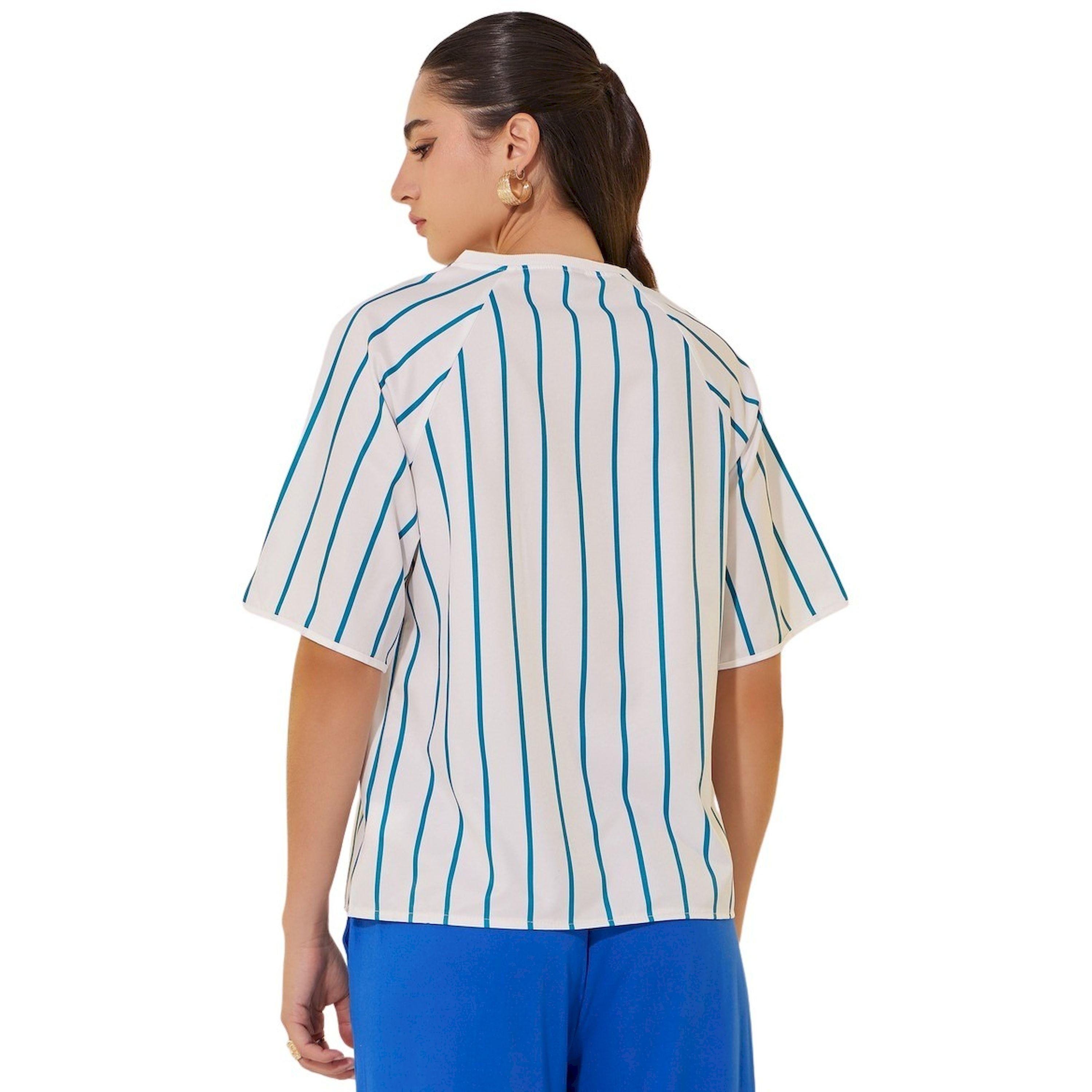 Take Two Striped Graphic Printed Detail Oversize T-Shirt-women-clothing-tshirts-image-4