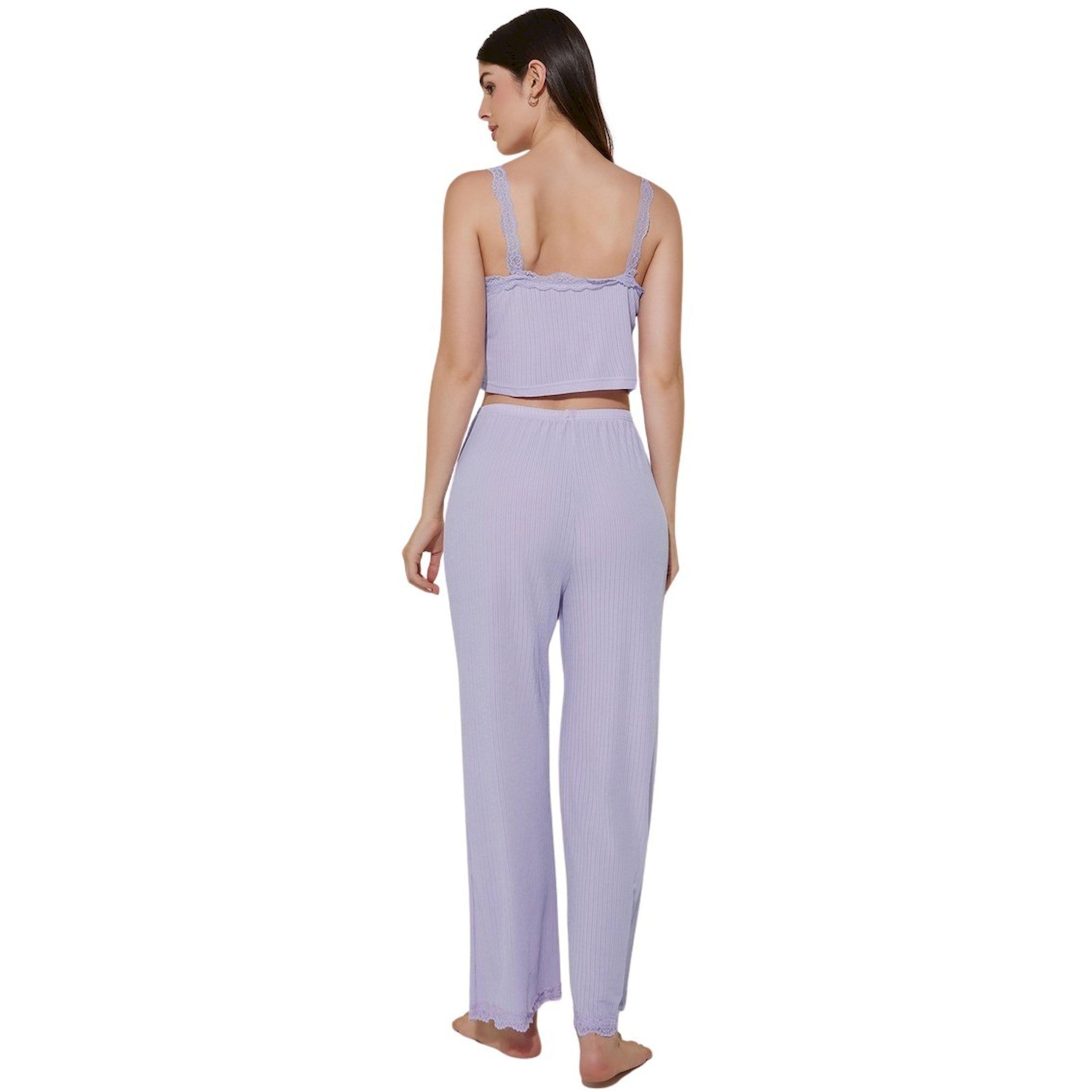 Take Two Ribbed Cami Top and Straight Leg Pyjama Set-women-clothing-nightwear-pyjamas-longsets-image-4