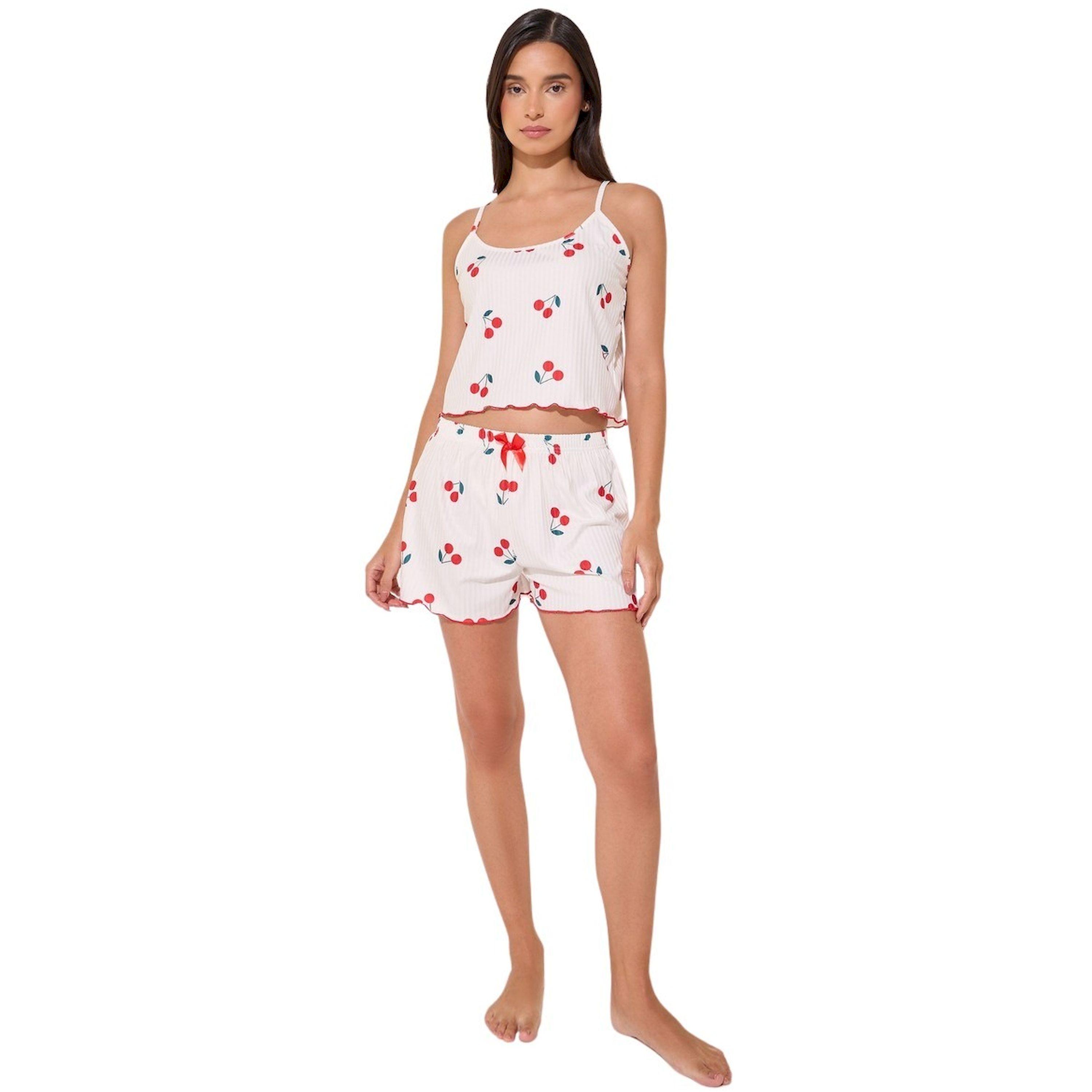 Take Two Cherry Print Cami Top and Pyjama Shorts Set-women-clothing-nightwear-pyjamas-shortsets-image-2