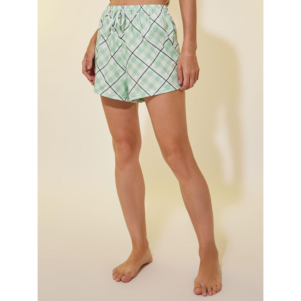 Styli Text Print Cropped Cami and Shorts Pyjama Set-women-clothing-nightwear-pyjamas-shortsets-image-5