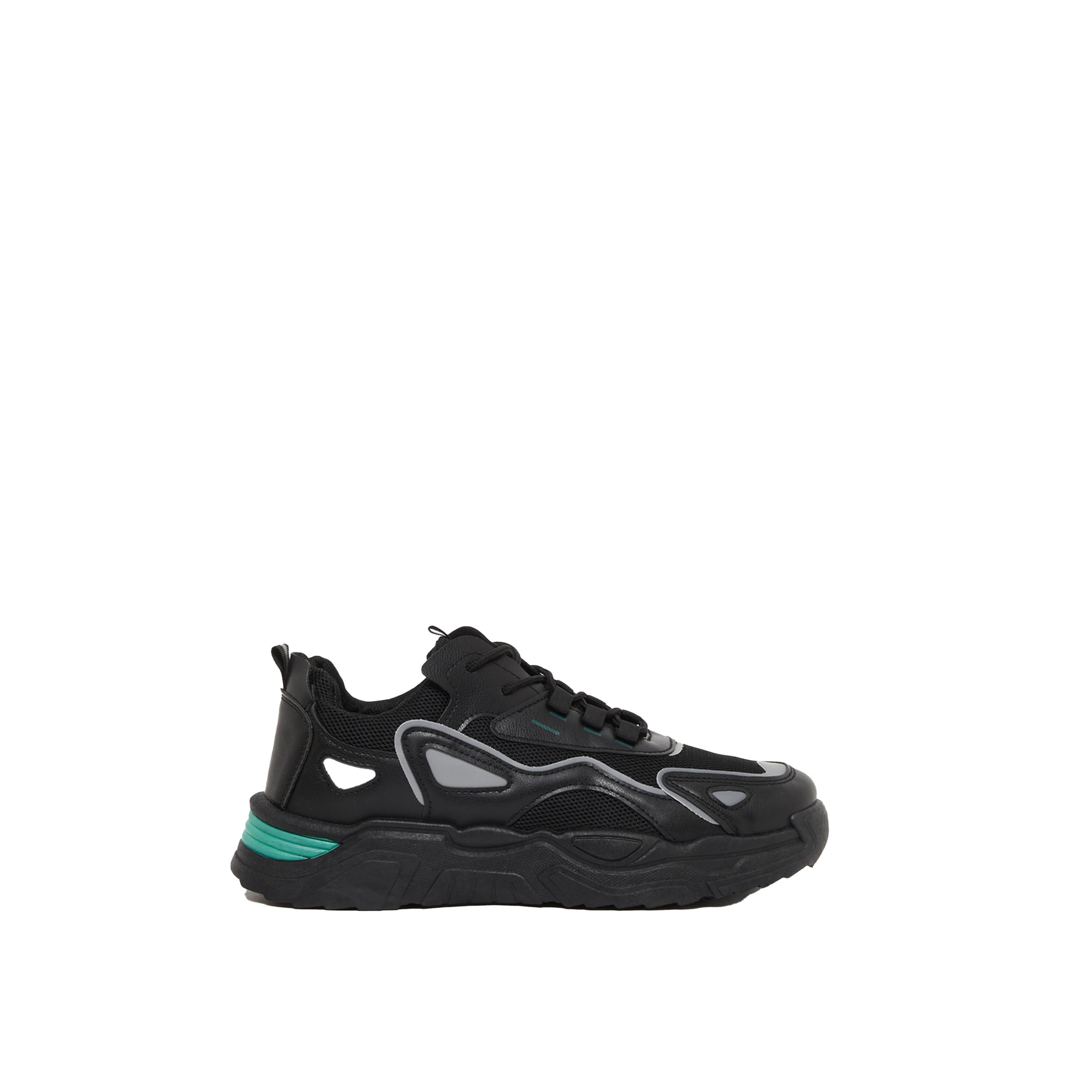 Styli Chunky Sole Color Block Lace Up Sneakers-men-shoes-sneakers-image-1