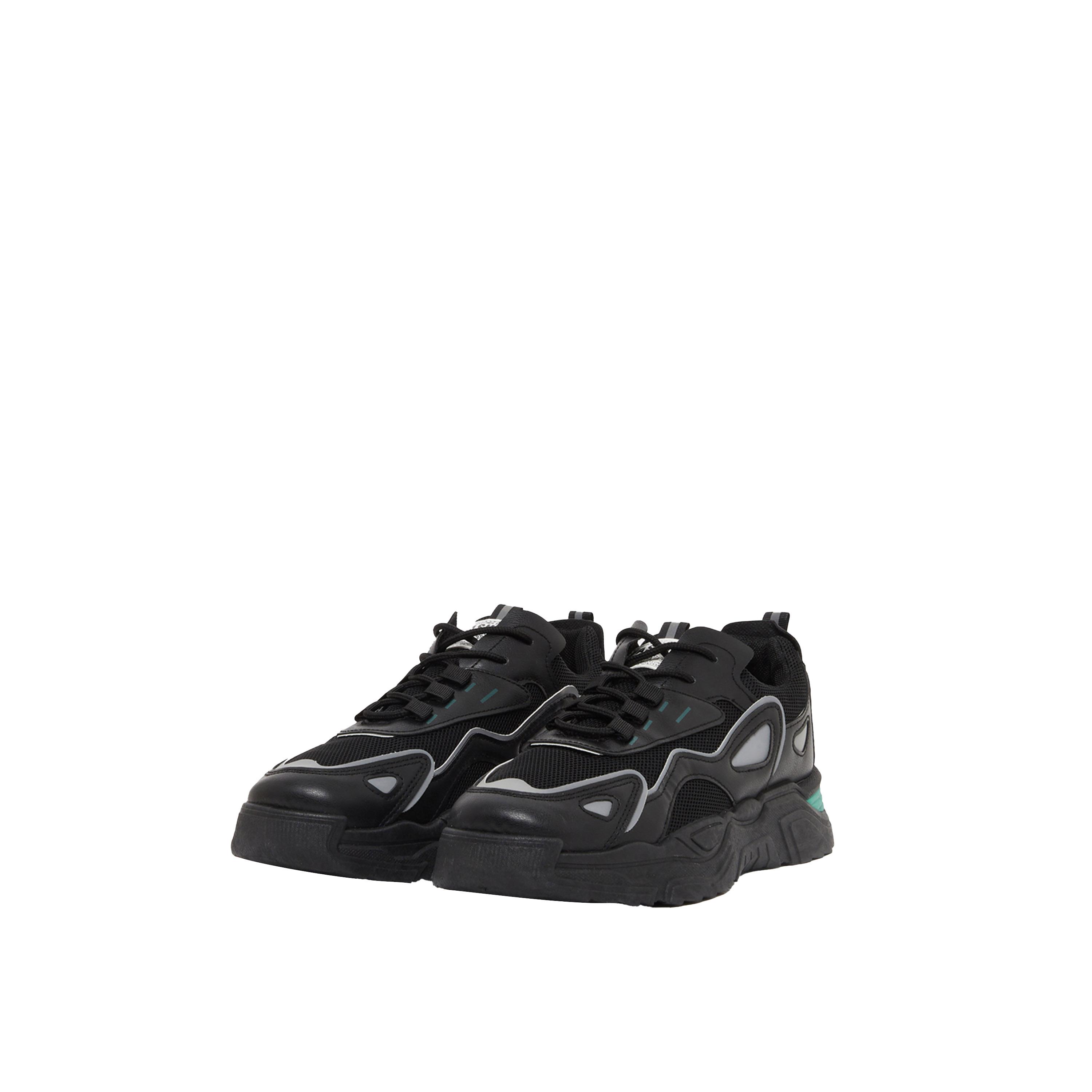 Styli Chunky Sole Color Block Lace Up Sneakers-men-shoes-sneakers-image-2