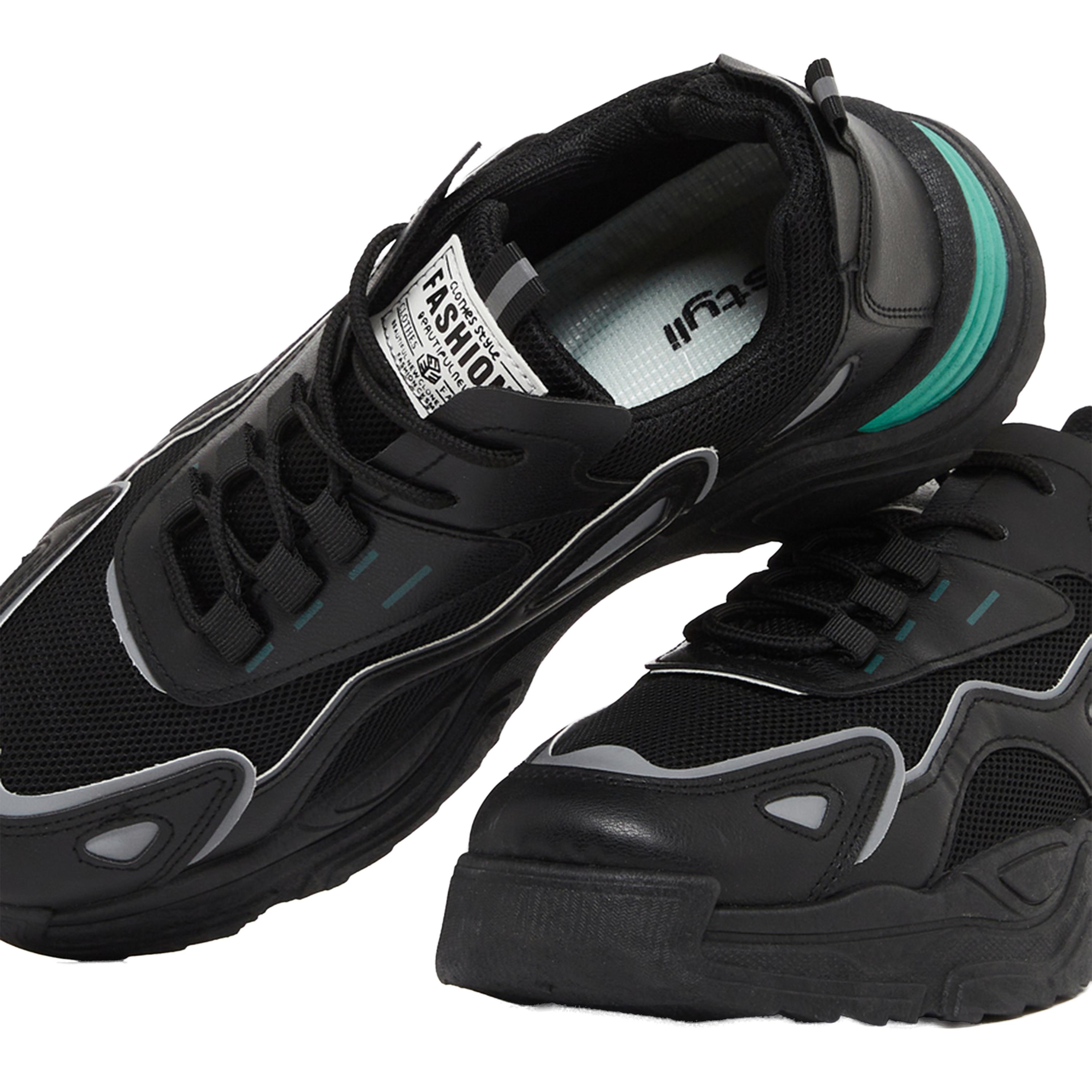 Styli Chunky Sole Color Block Lace Up Sneakers-men-shoes-sneakers-image-3