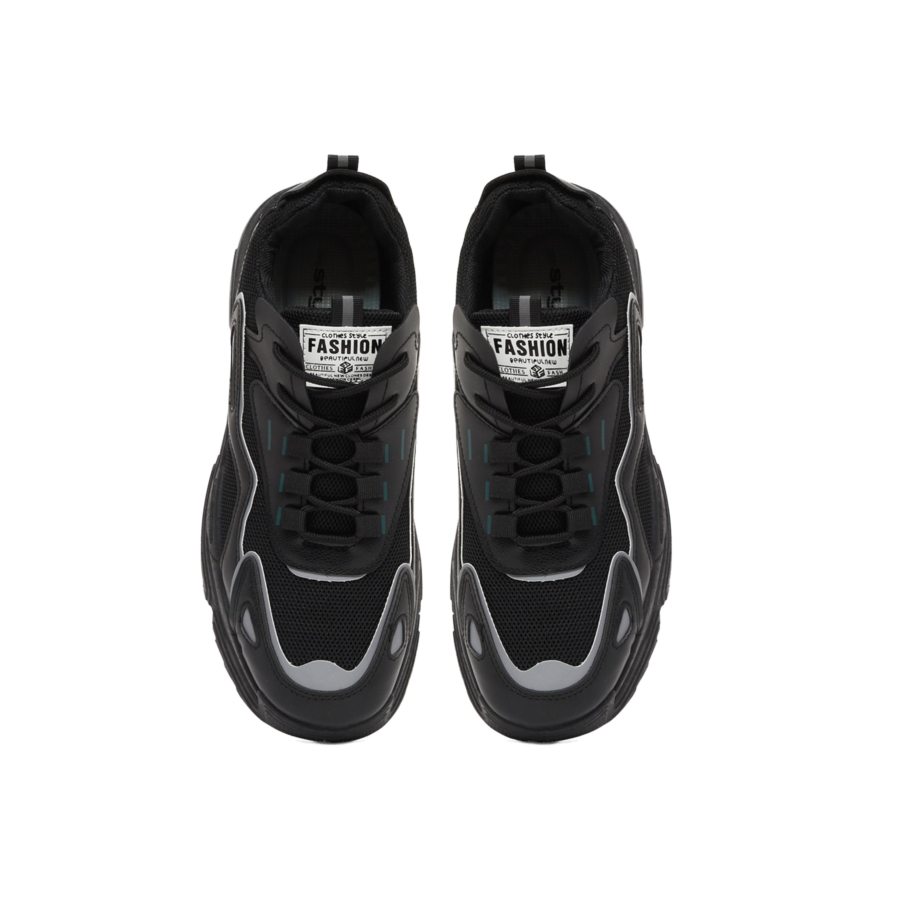 Styli Chunky Sole Color Block Lace Up Sneakers-men-shoes-sneakers-image-5