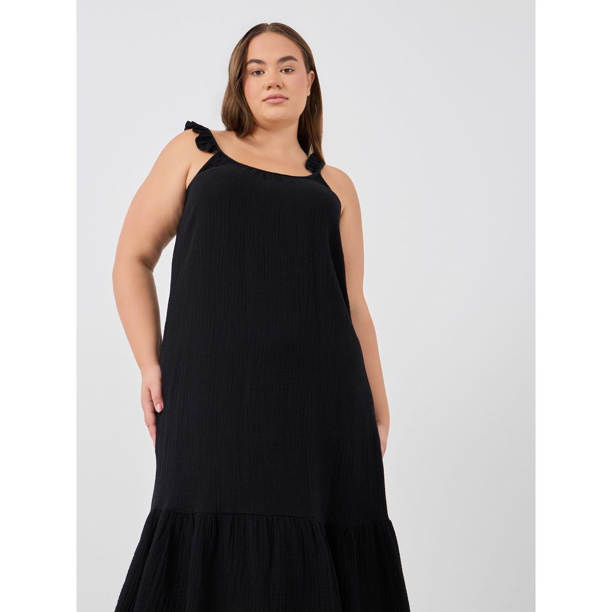 قميص نوم بمقاس كبير وتفاصيل كشكش-women-clothing-nightwear-nighties-image-2