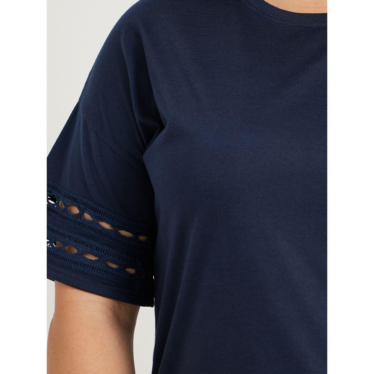 Styli Plus Size Circle Lace Broderie Trim Sleep T-Shirt-women-clothing-nightwear-nighties-image-3
