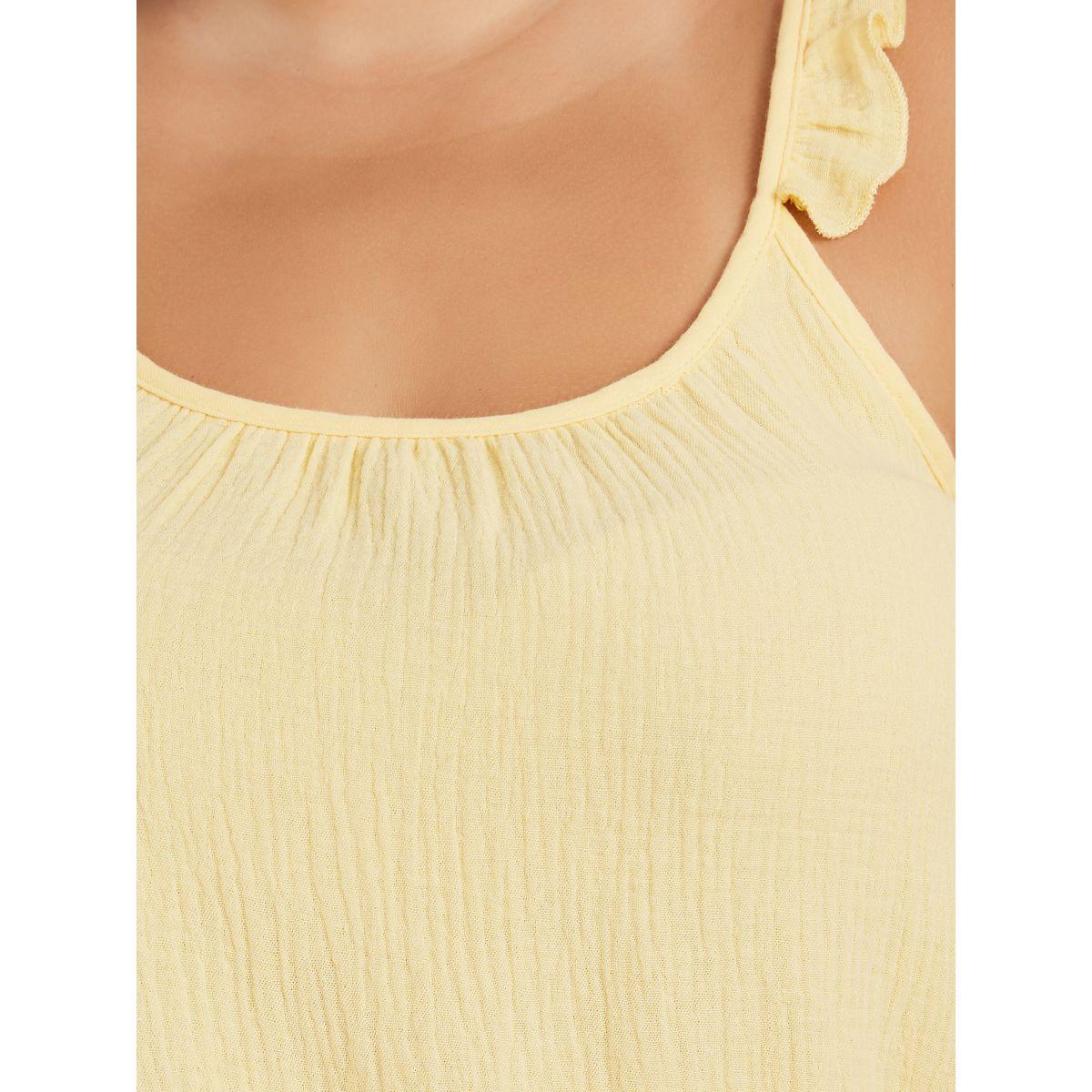 طقم بيجاما من بنطال وبلوزة كامي بمقاس كبير مع كشكش-women-clothing-nightwear-pyjamas-longsets-image-3