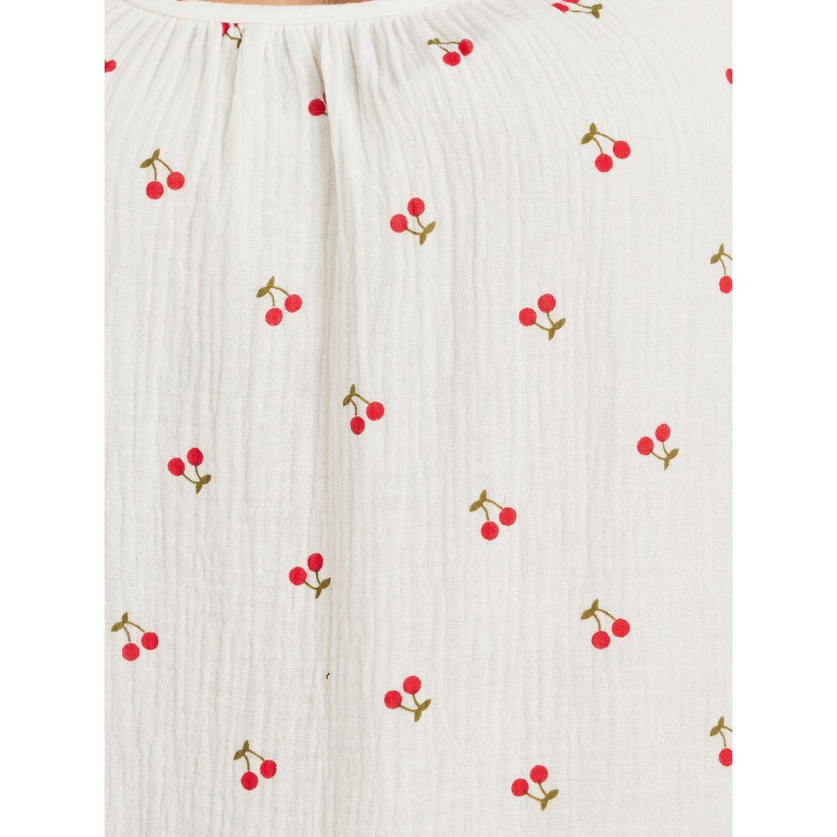 Styli Plus Size Cherry Print Cotton Gauze Ruffle Trim Slip Dress-women-clothing-nightwear-nighties-image-3