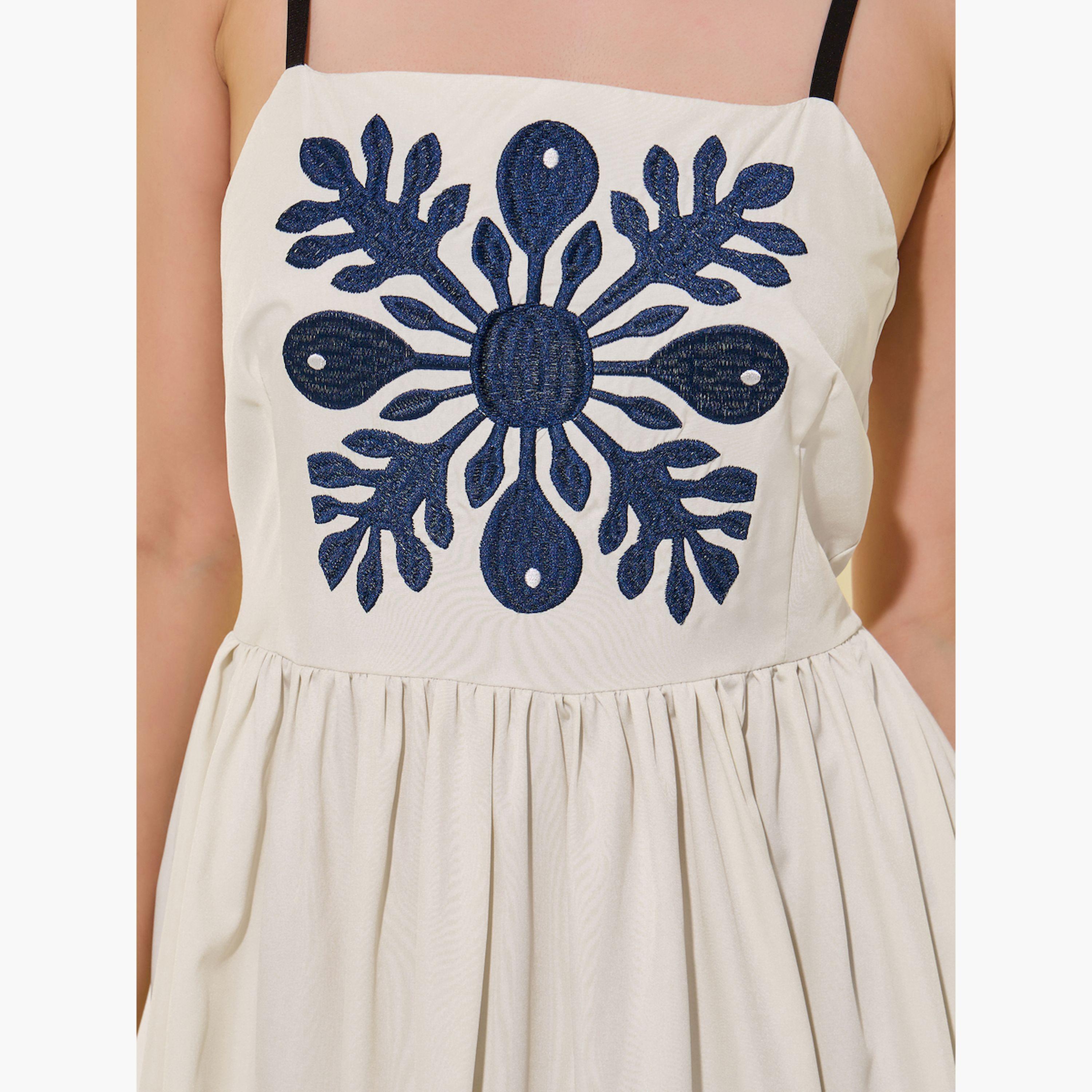 فستان ميدي بحمالات وحافة واسعة-women-clothing-dresses-image-4