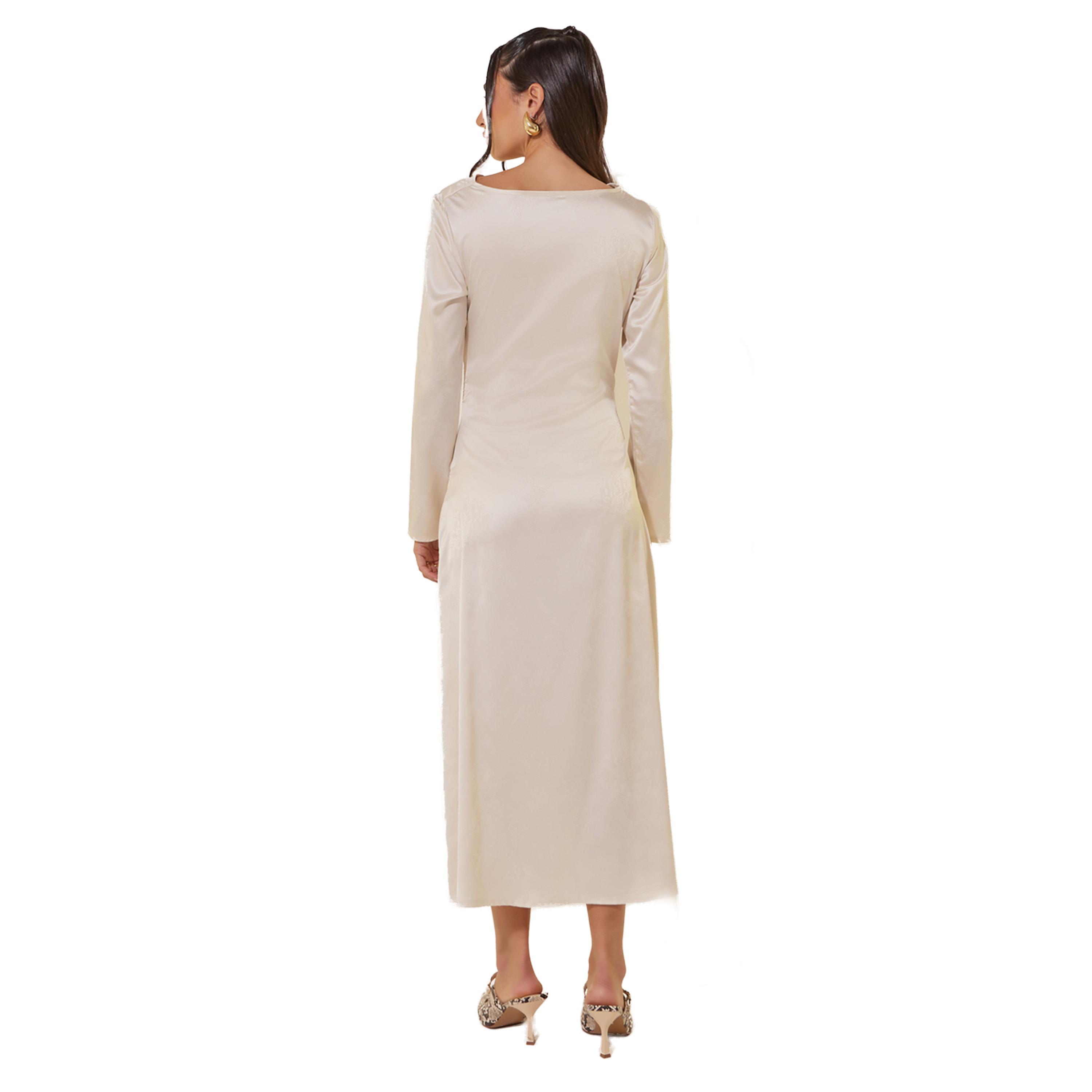 Take Two Jacquard Cowl Neck A-line Midi Dress-women-clothing-dresses-image-5