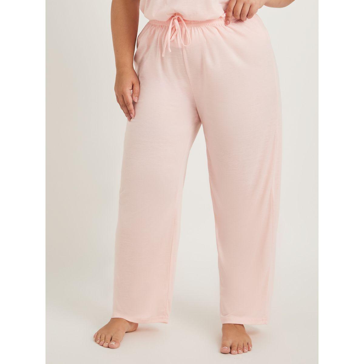 Styli Plus Size Schiffli Yoke Flat Pompom Detail Top and Pyjama Set-women-clothing-nightwear-pyjamas-longsets-image-6