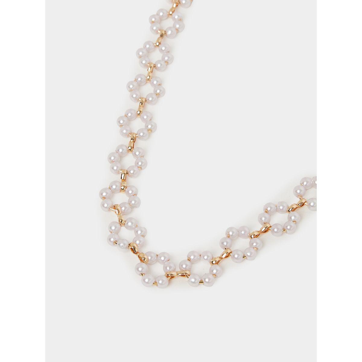 Styli Multi Faux Pearl Necklace with Lobster Clasp-women-watchesandjewellery-jewellery-necklacesandpendants-image-4