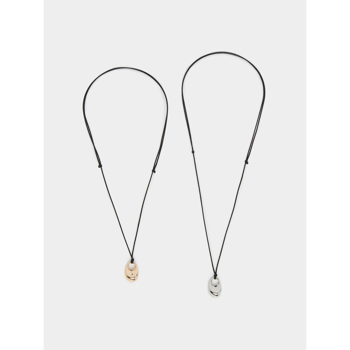 Styli Set of 2 - Plain Pendant Necklace-women-watchesandjewellery-jewellery-necklacesandpendants-image-2