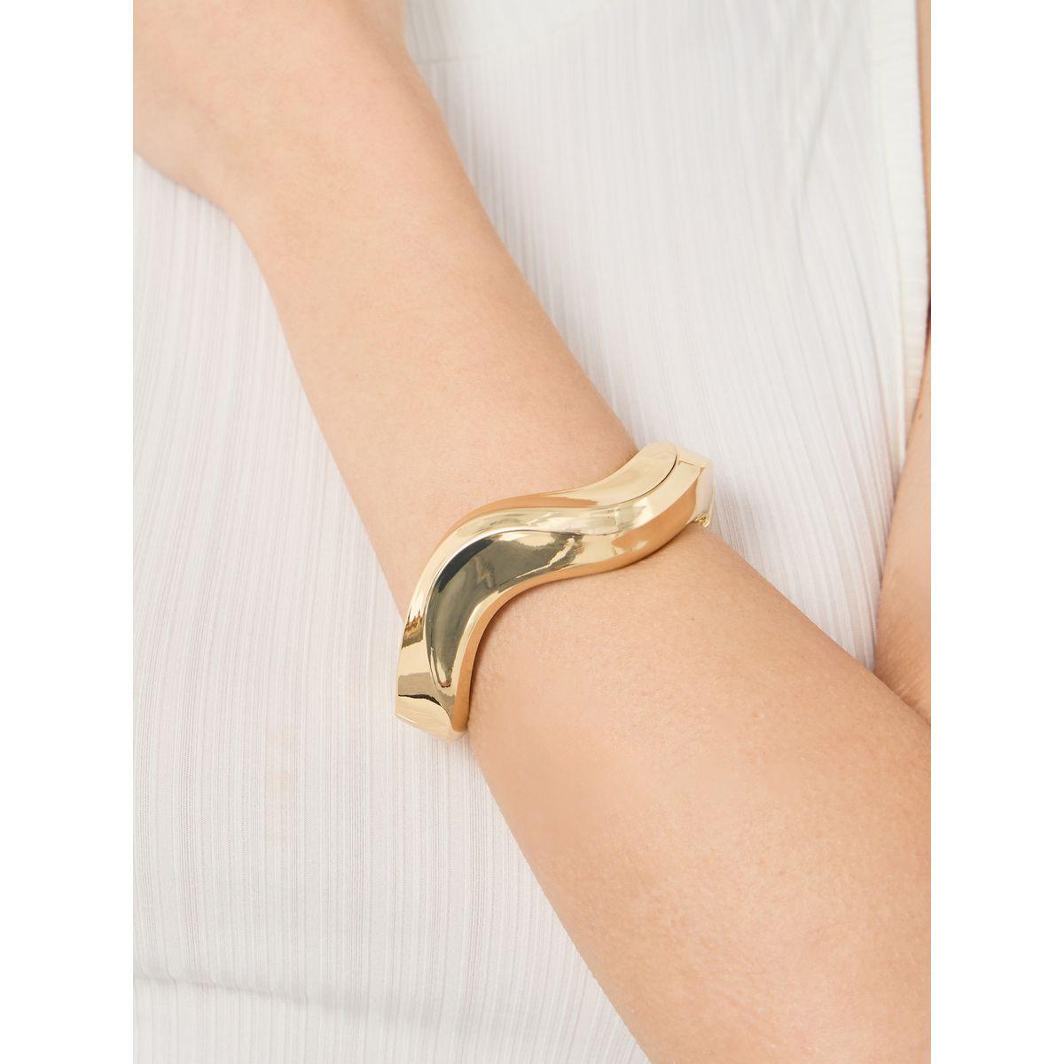 Styli Plain Curved Bangle-women-watchesandjewellery-jewellery-banglesandbracelets-image-1