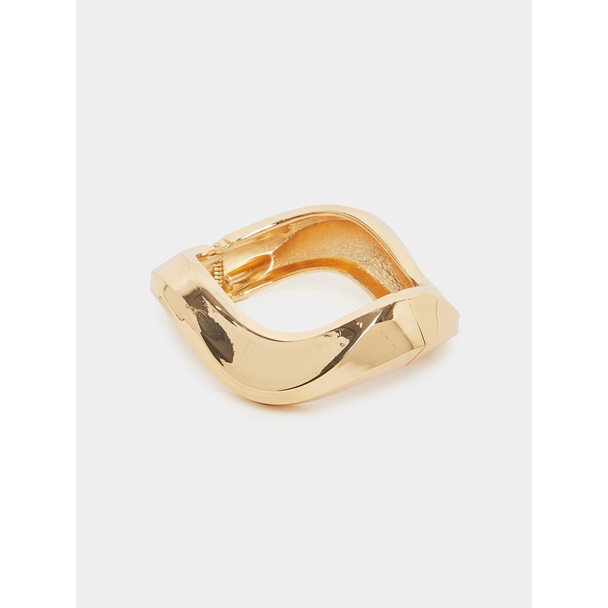 Styli Plain Curved Bangle-women-watchesandjewellery-jewellery-banglesandbracelets-image-2