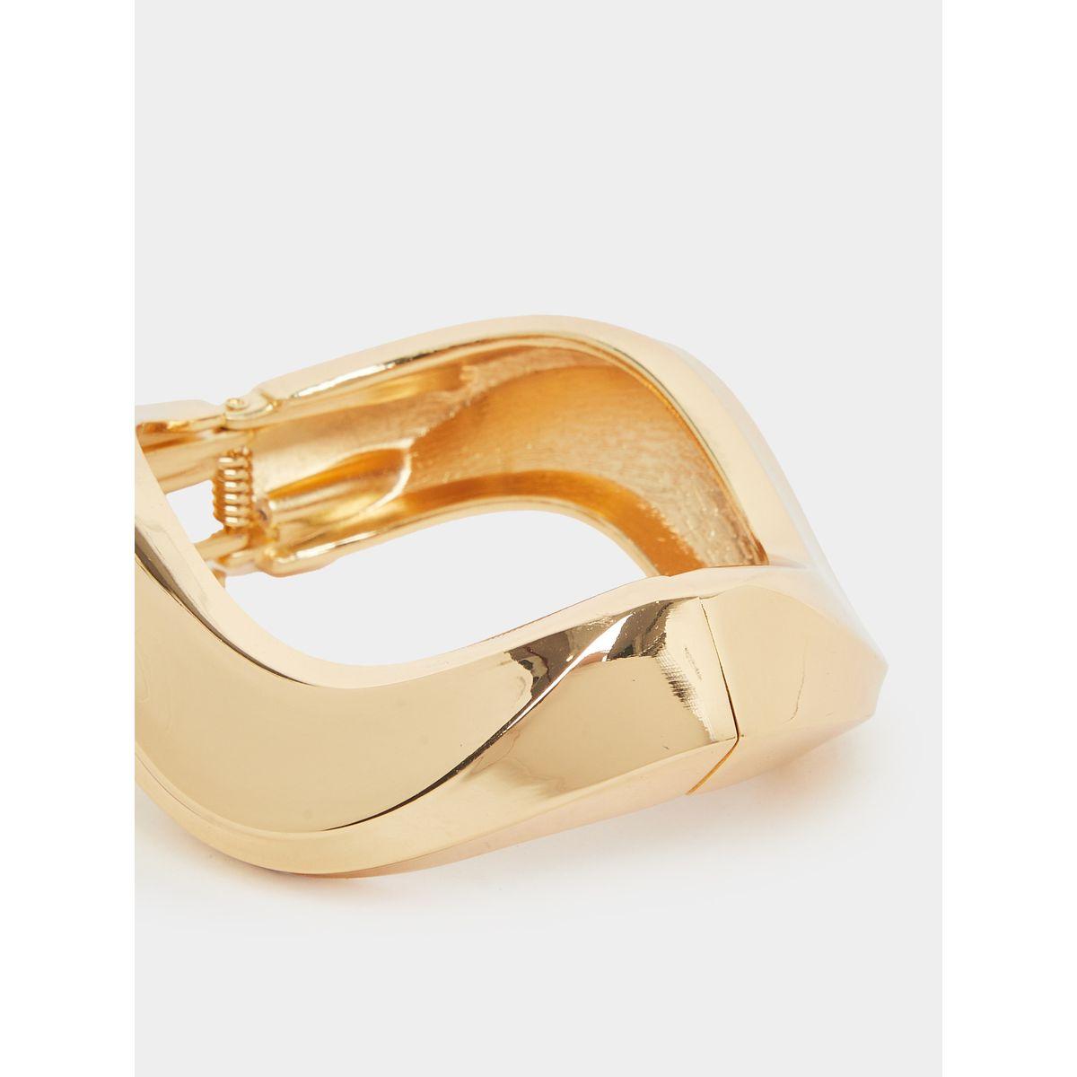Styli Plain Curved Bangle-women-watchesandjewellery-jewellery-banglesandbracelets-image-4