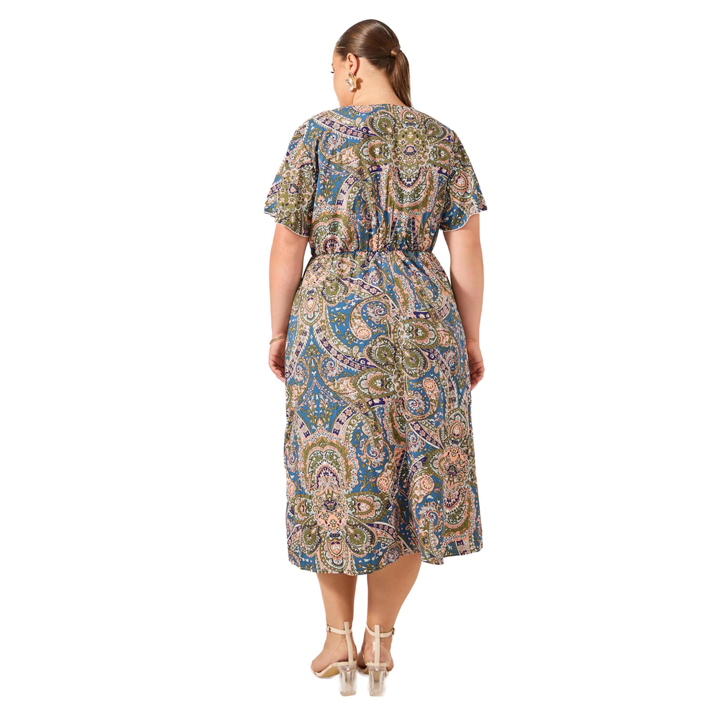 Styli Plus Size All-Over Printed Wrap Look A-Line Midi Dress-women-clothing-dresses-image-5