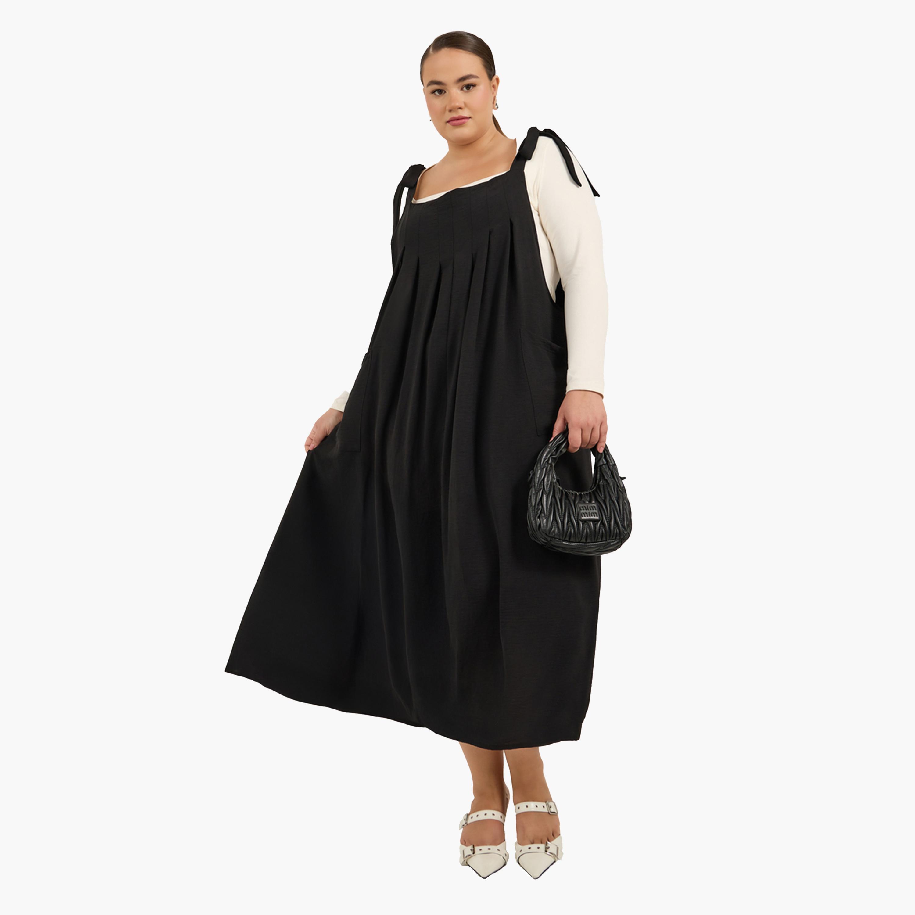 Styli Plus Size Strappy A-Line Maxi Dress-women-clothing-dresses-image-2