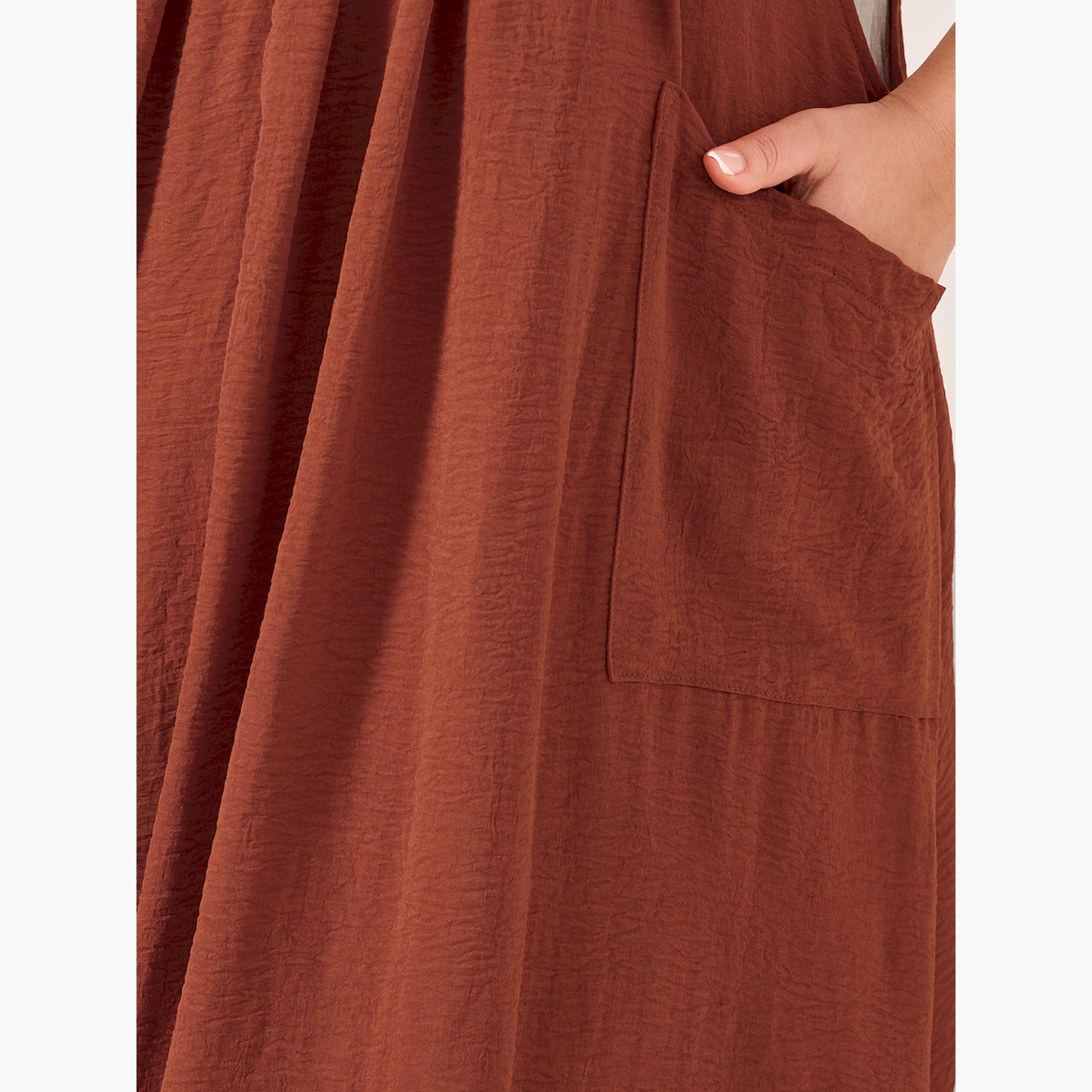 Styli Plus Size Solid Pleated Pinafore Midi Dress-women-clothing-dresses-image-4