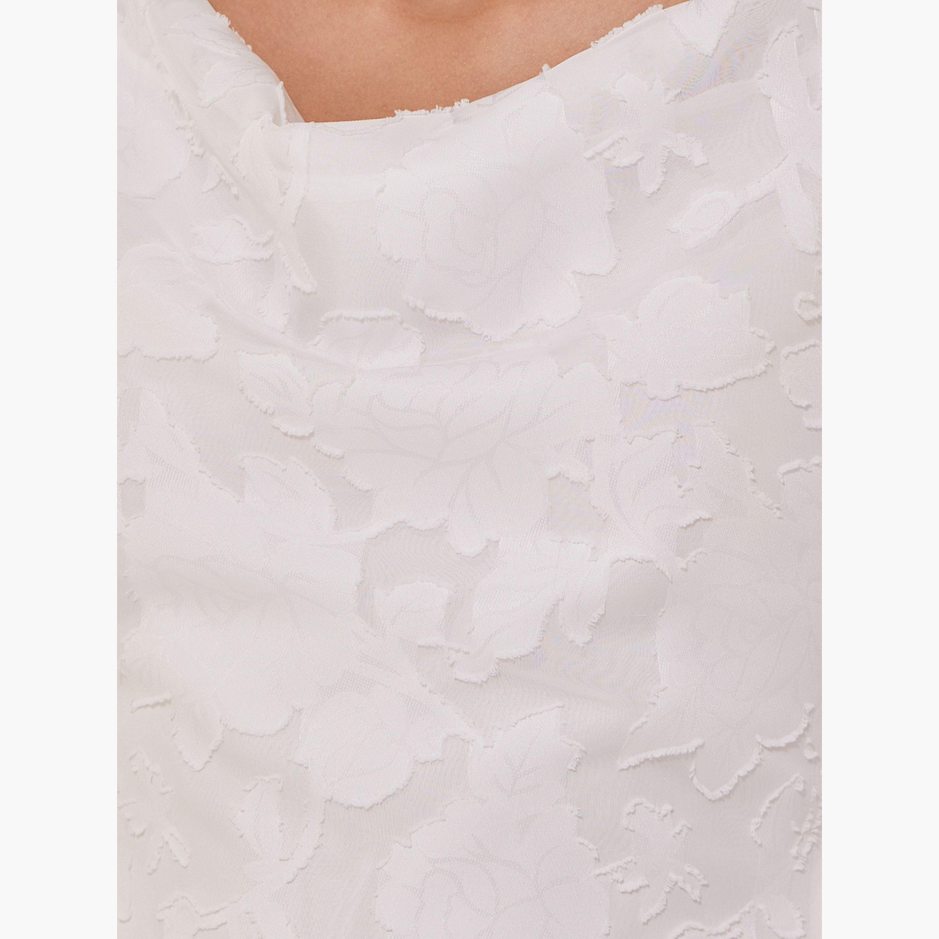 Take Two Jacquard Cowl Neck A-Line Midi Dress-women-clothing-dresses-image-4