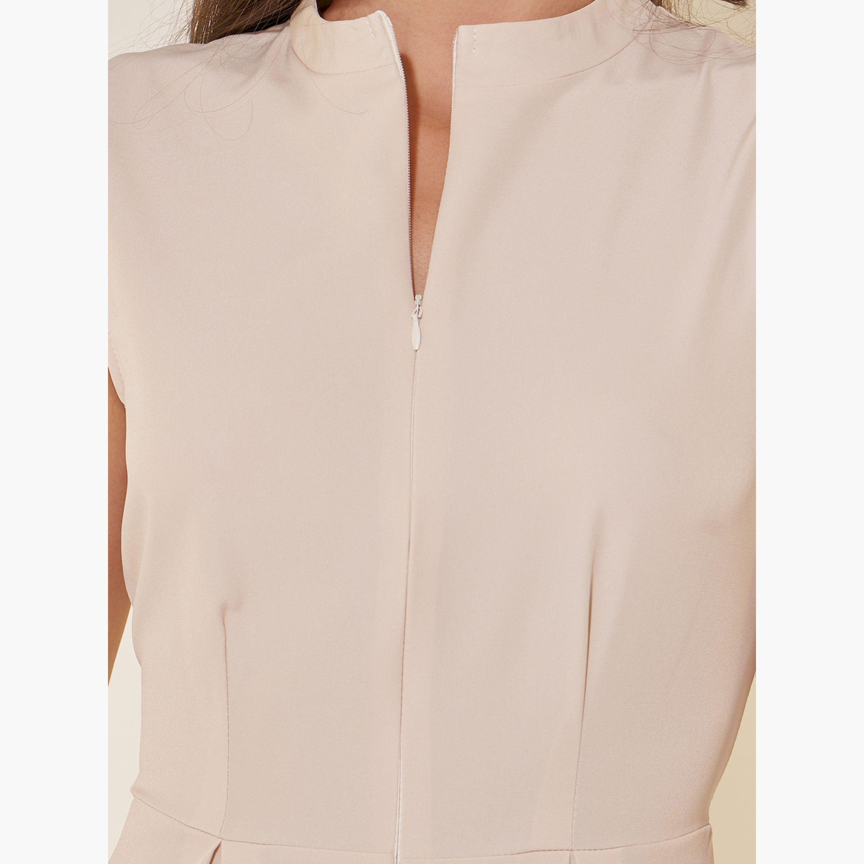 فستان ميدي سادة بدون أكمام-women-clothing-dresses-image-4
