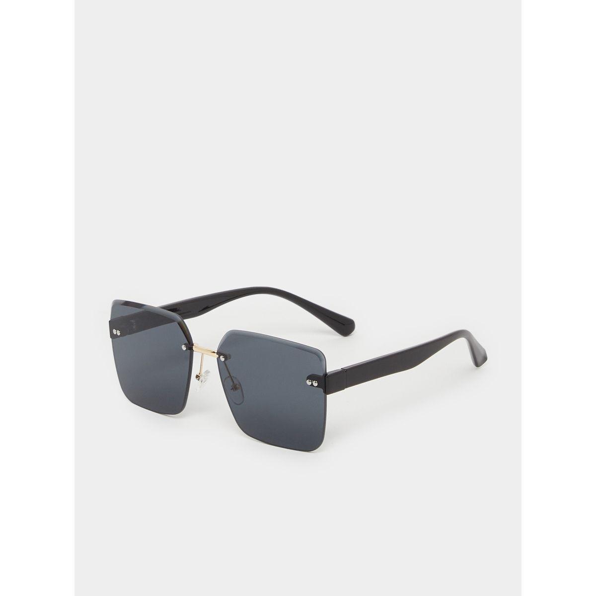 Styli Adjustable Nose Pads Frameless Square Sunglasses-women-sunglasses-image-1