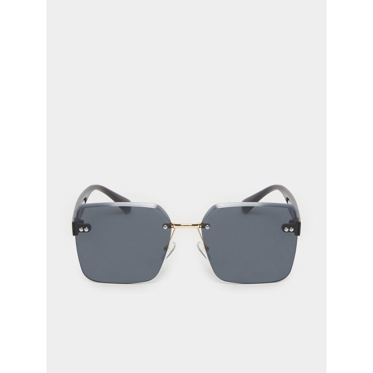 Styli Adjustable Nose Pads Frameless Square Sunglasses-women-sunglasses-image-2