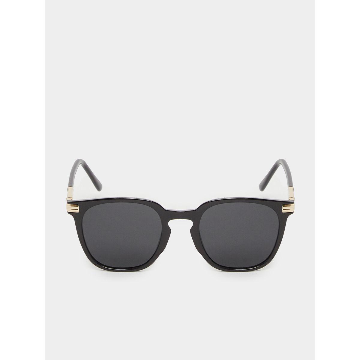 Styli Solid Lens Saddle Nose Wayfarer Sunglasses-women-sunglasses-image-2
