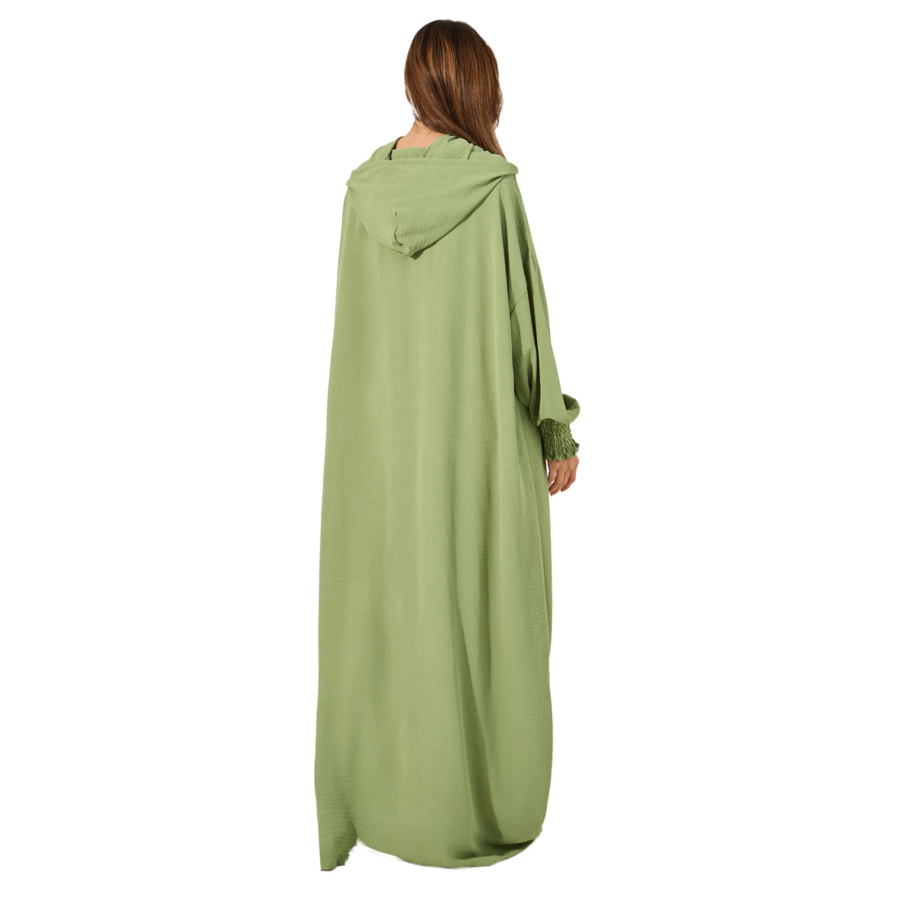 أميرة x ستايلي جلابية فضفاضة بياقة هودي وشراشيب-women-arabicclothing-jalabiyas-image-5