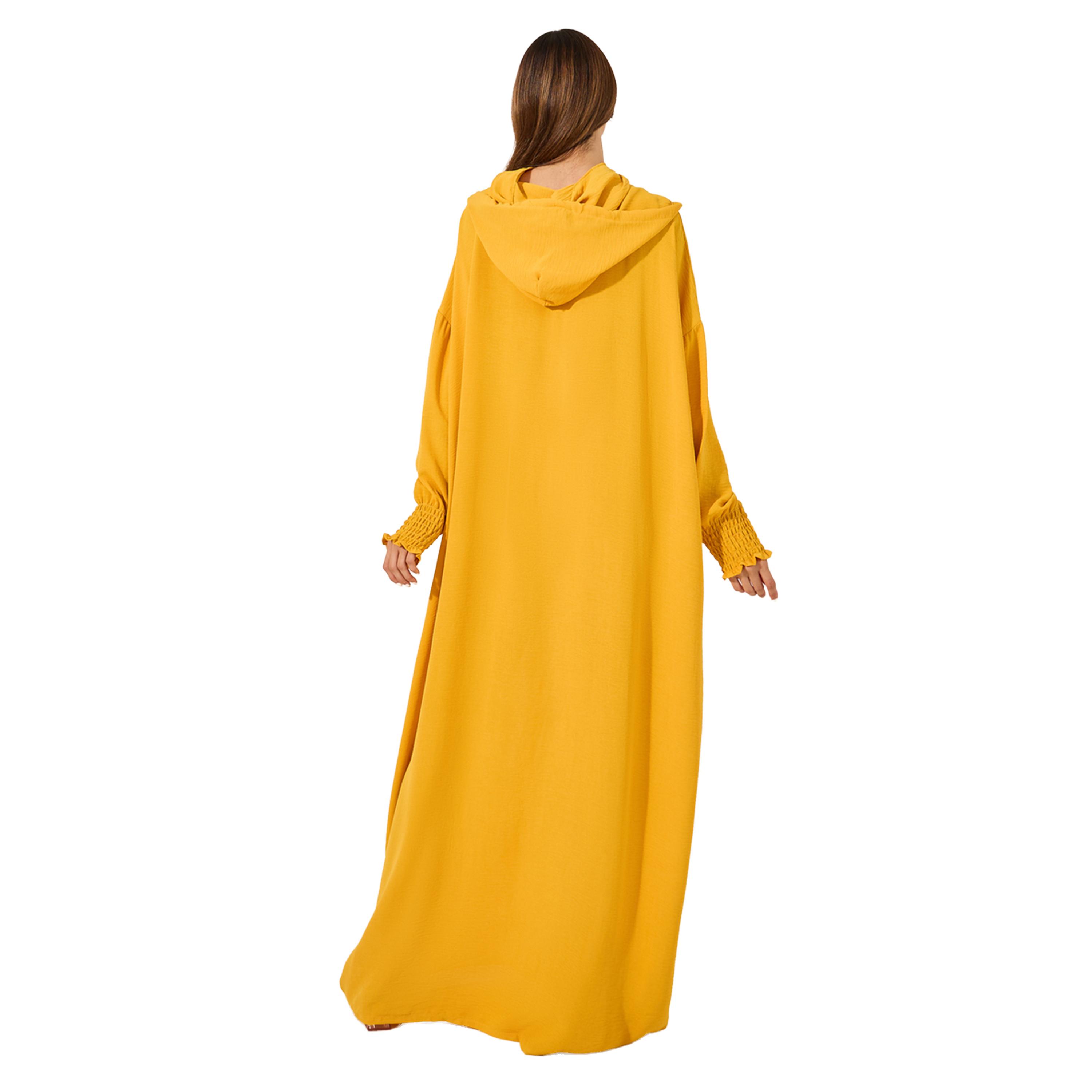 أميرة x ستايلي جلابية فضفاضة بياقة هودي وشراشيب-women-arabicclothing-jalabiyas-image-5