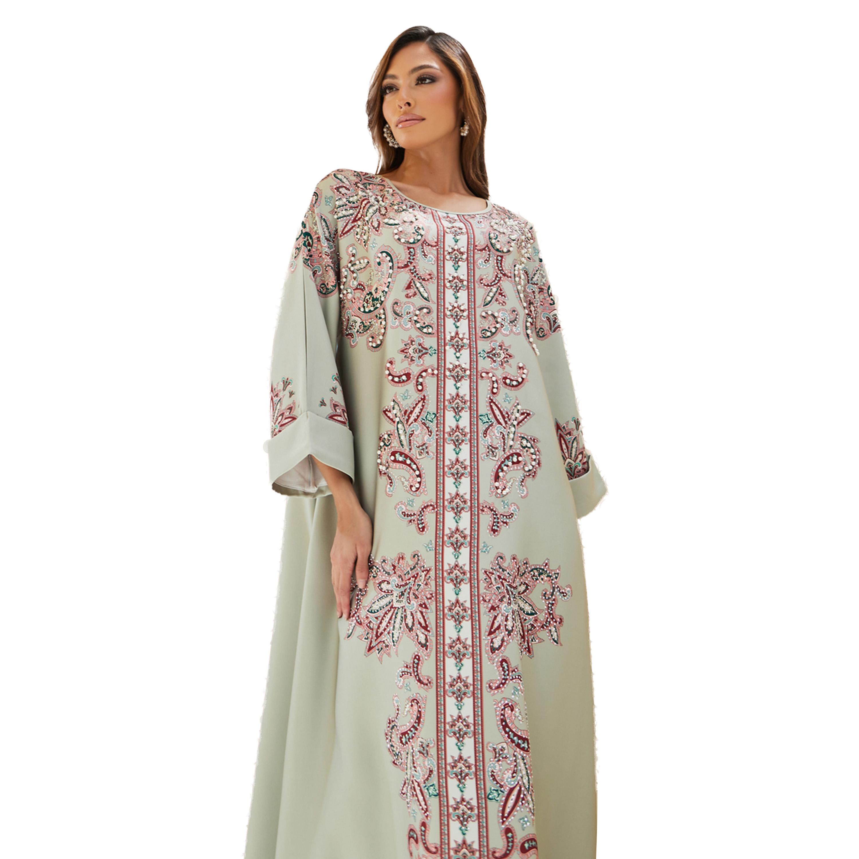 أميرة x ستايلي جلابية مطبعة بتفاصيل مُطرّزة بلؤلؤ صناعي-women-arabicclothing-jalabiyas-image-3