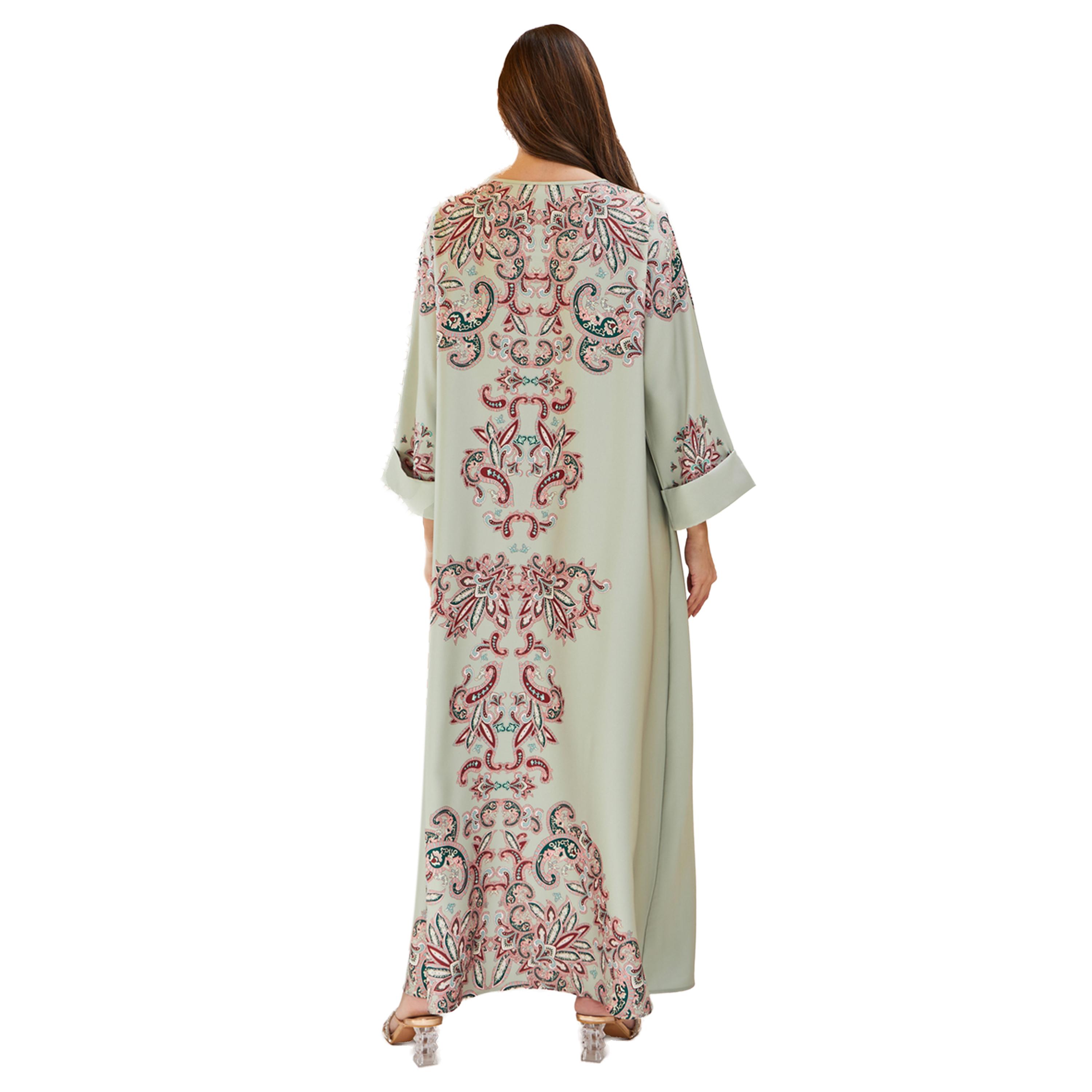 أميرة x ستايلي جلابية مطبعة بتفاصيل مُطرّزة بلؤلؤ صناعي-women-arabicclothing-jalabiyas-image-5