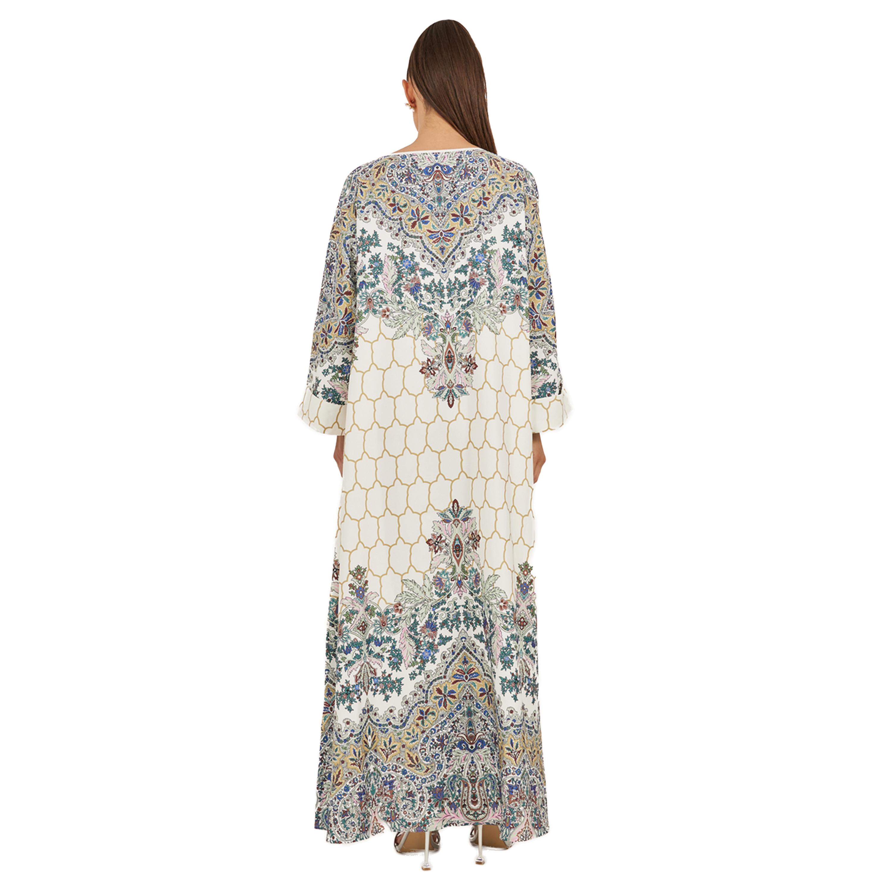 أميرة x ستايلي جلابية بحافة واسعة وطبعة بليسمنت-women-arabicclothing-jalabiyas-image-5
