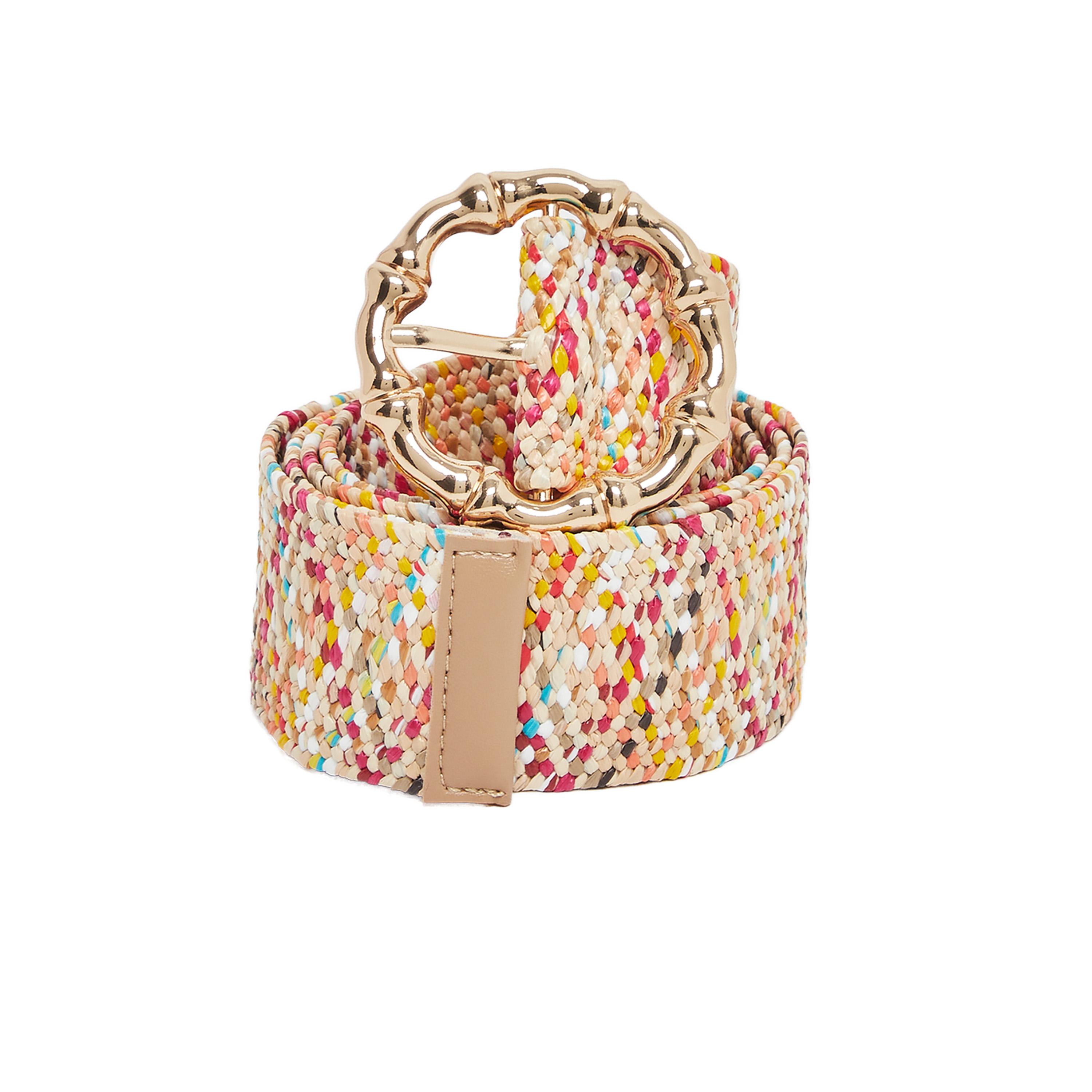 Styli Woven Design Round Buckle Belt-women-clothingaccessories-belts-image-1