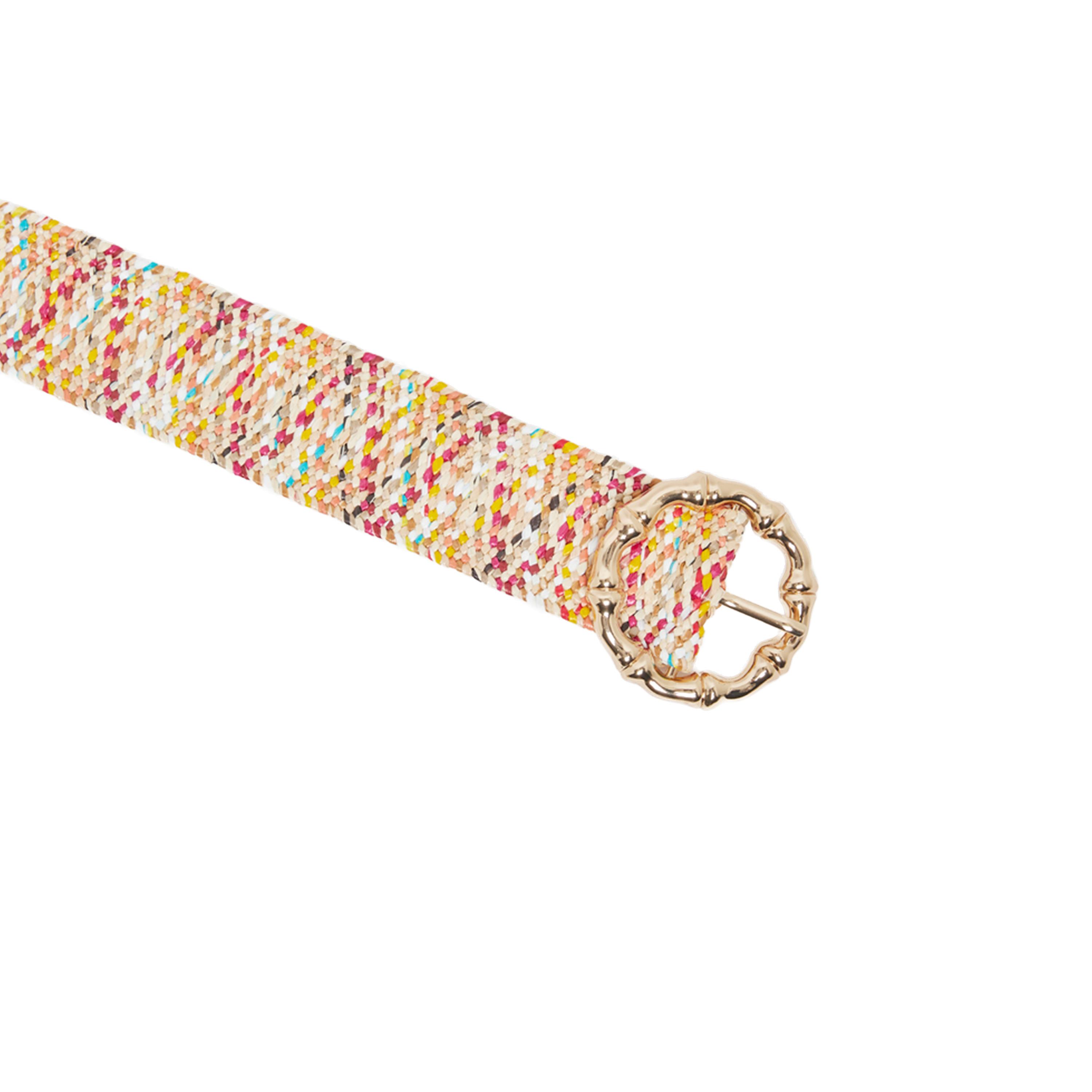 Styli Woven Design Round Buckle Belt-women-clothingaccessories-belts-image-4