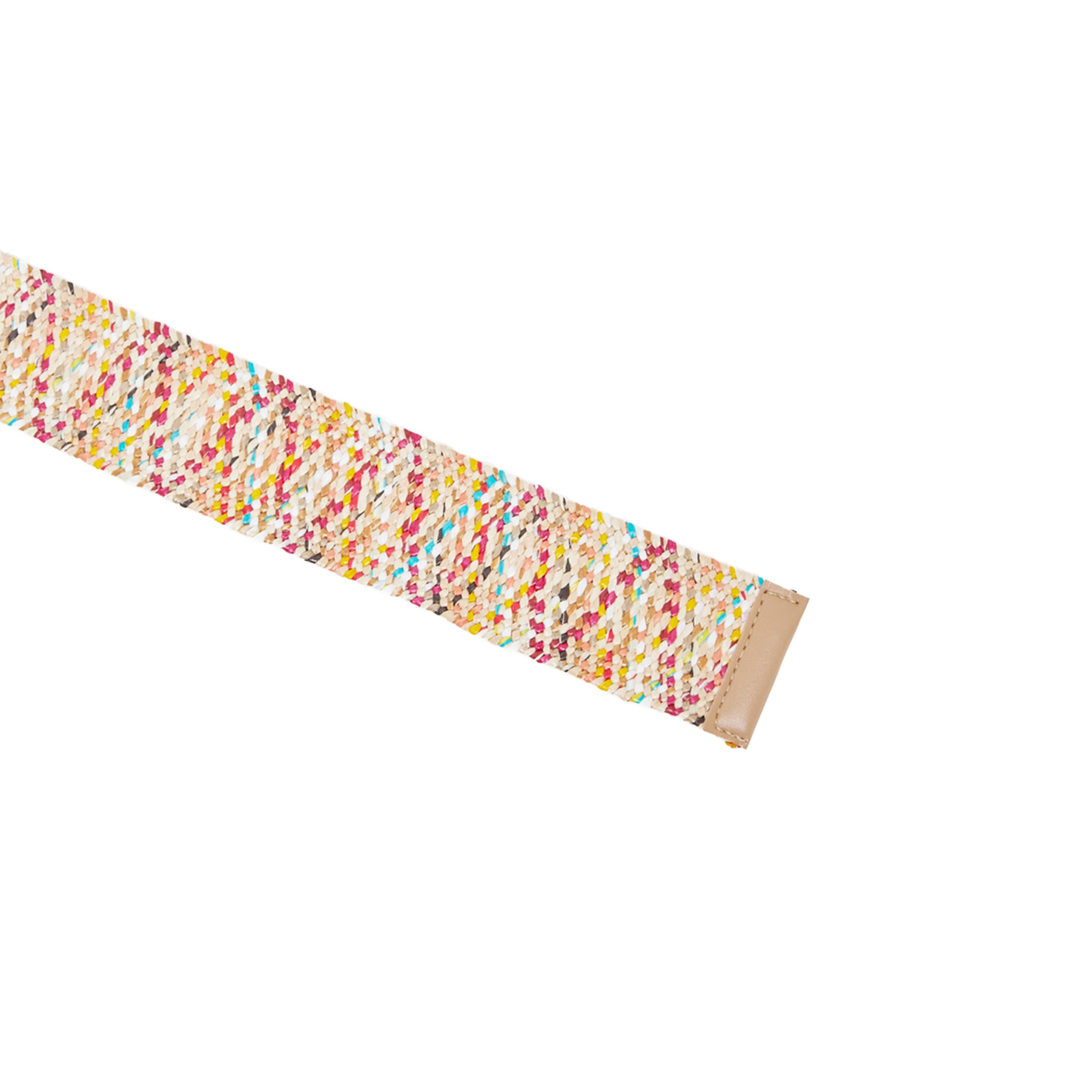 ستايلي- حزام بتصميم منسوج ومشبك دائري-women-clothingaccessories-belts-image-5
