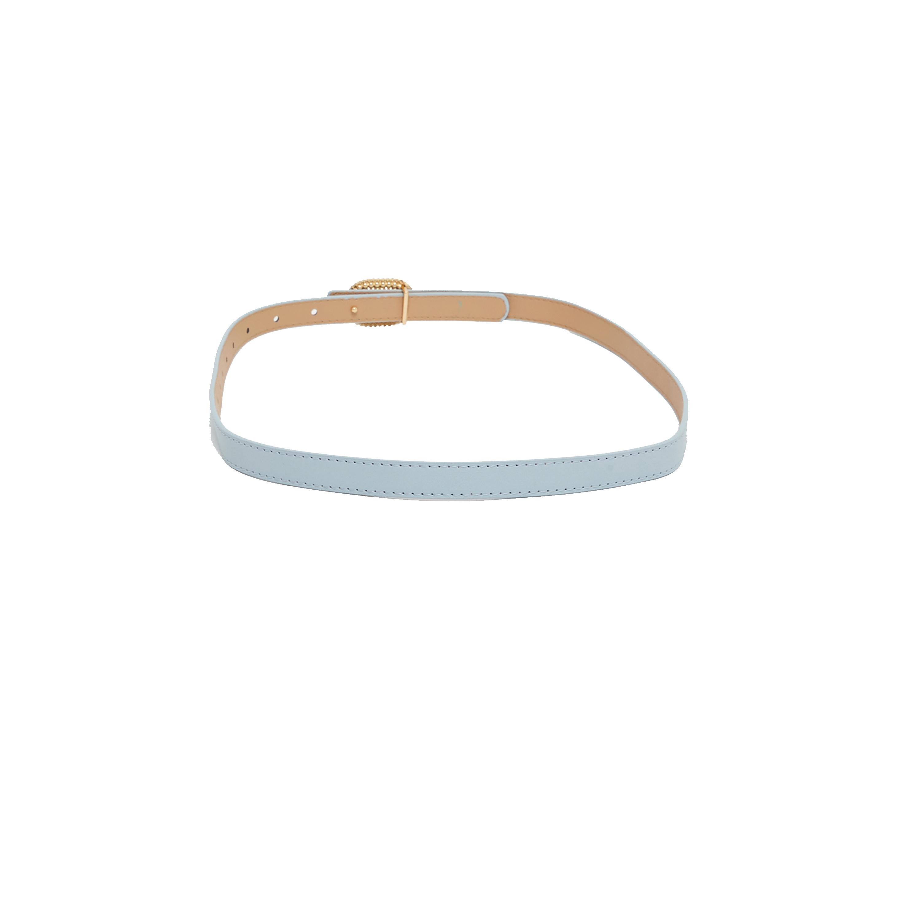ستايلي -  حزام نسائي أزرق مزين بإبزيم-women-clothingaccessories-belts-image-3