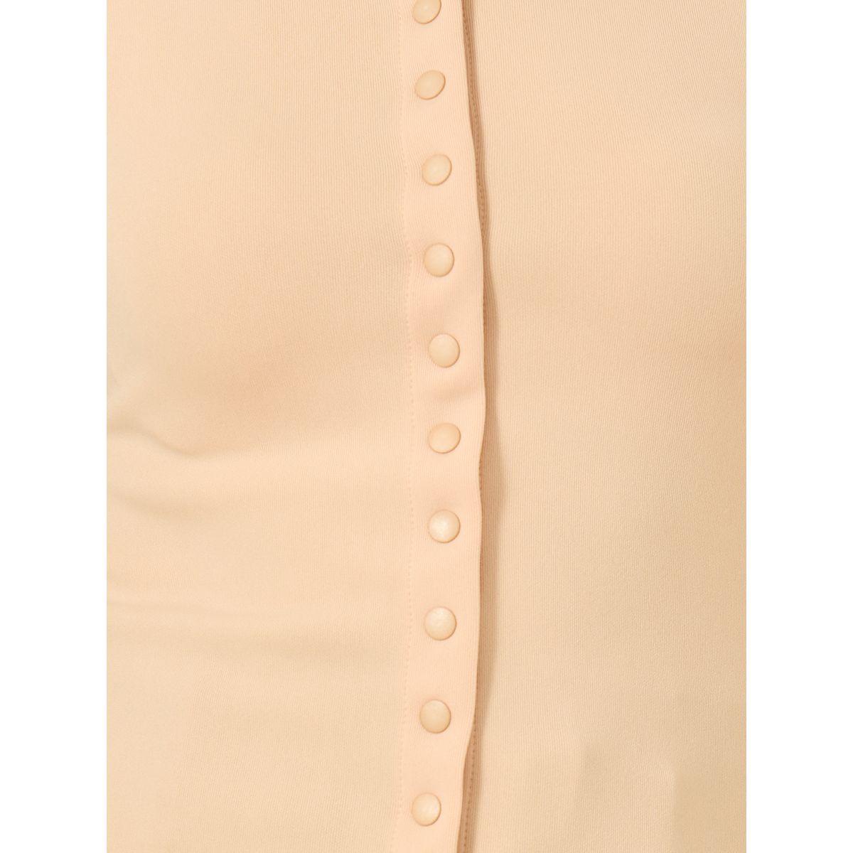 Styli Round Neck Knitted Tank Top with Button Detail-women-clothing-tshirts-image-4