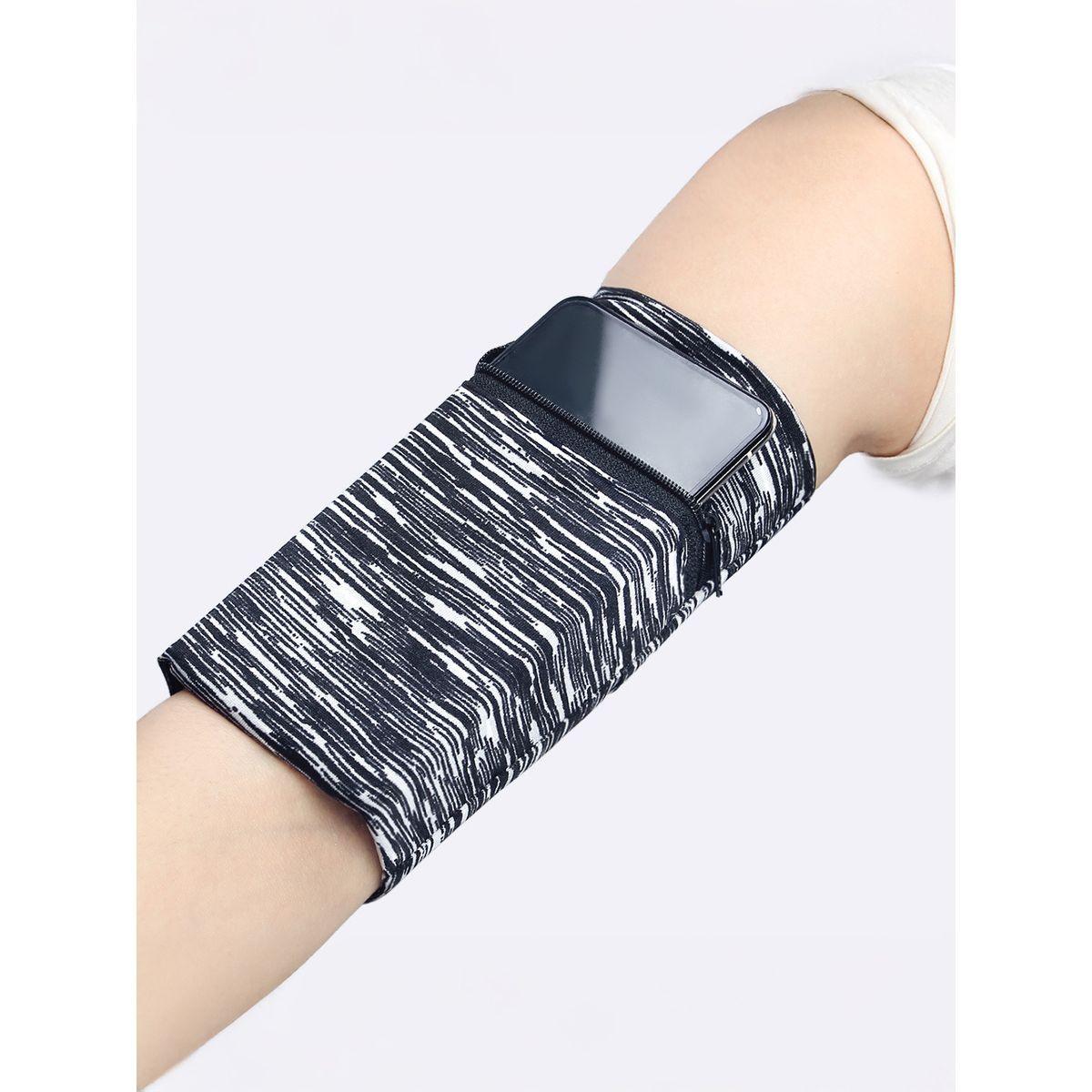 Styli Textured Zipper Arm Sleeve Running Belt-women-clothingaccessories-belts-image-5